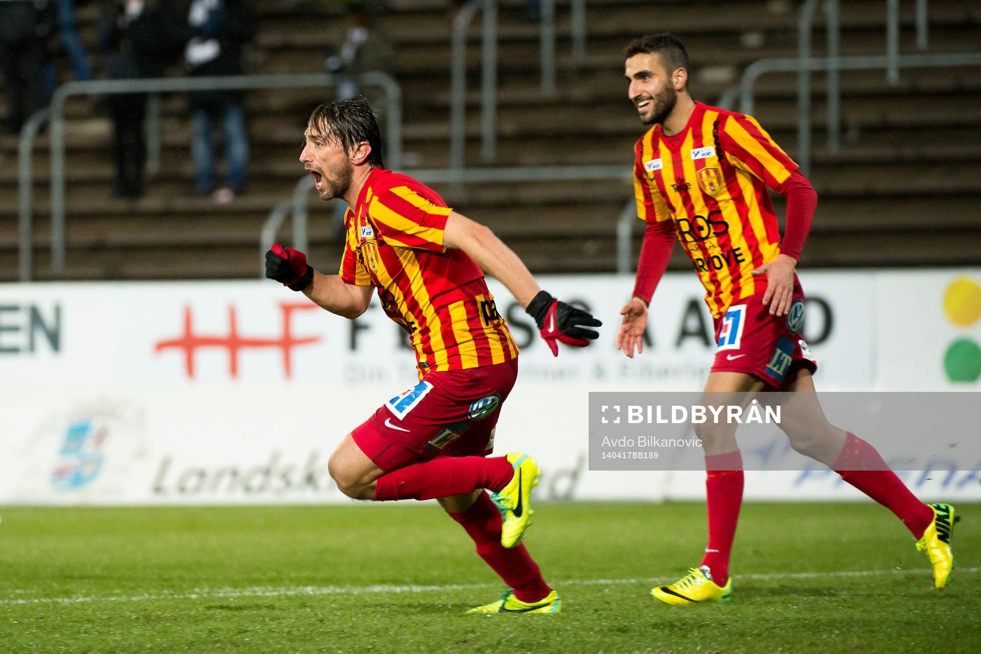 Syrianskas Nikola Grubjesic jublar