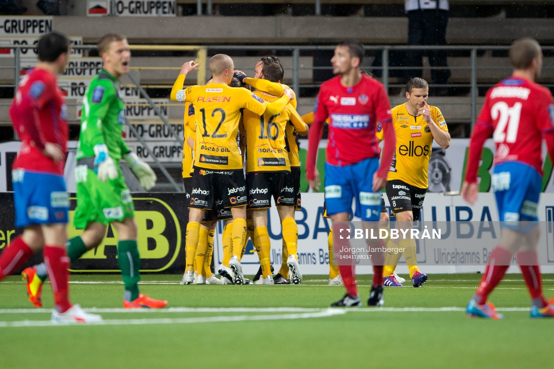 Elfsborgs spelare jublar