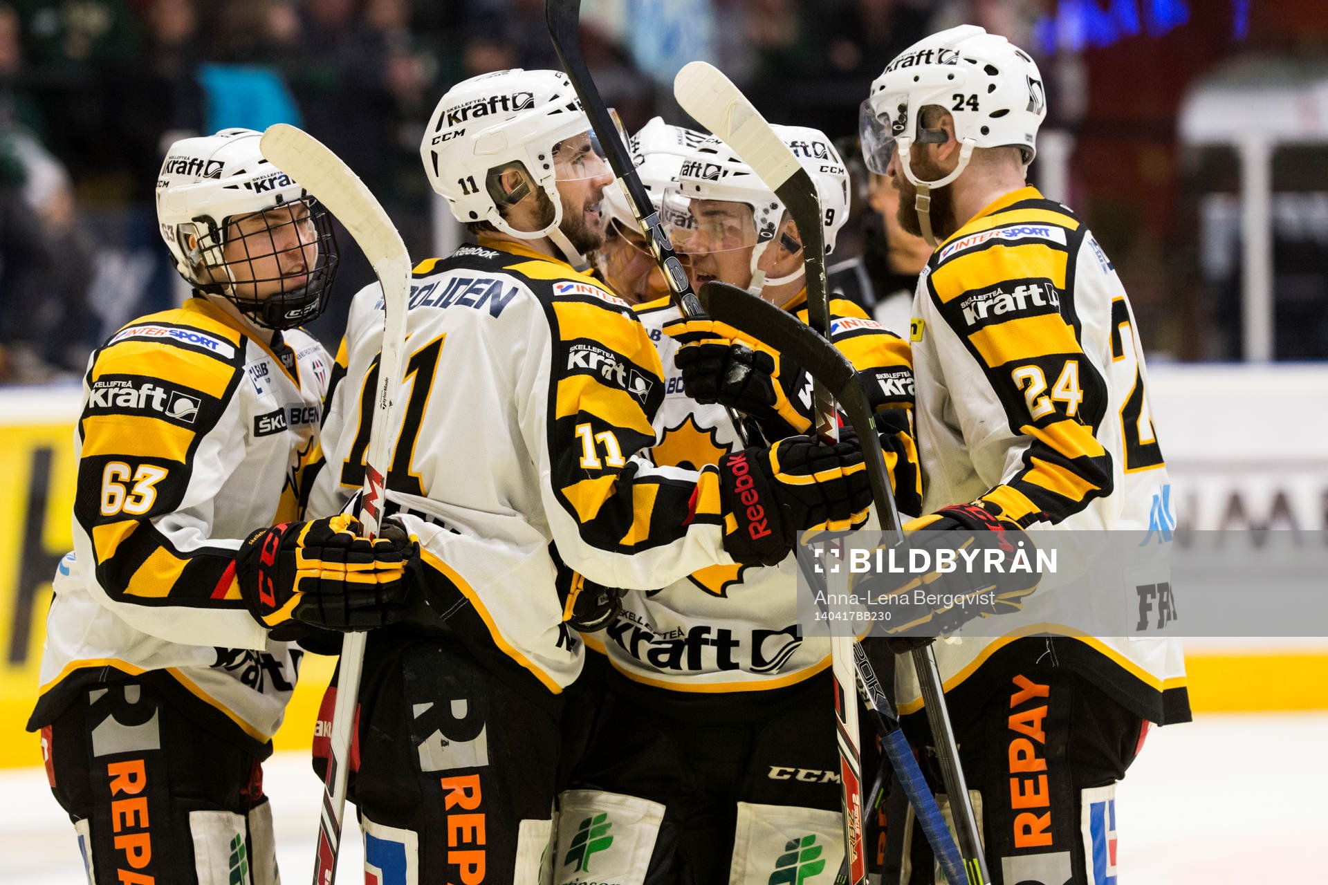 Skellefteås Bud Holloway, Sebastian Aho, Viktor Arvidsson