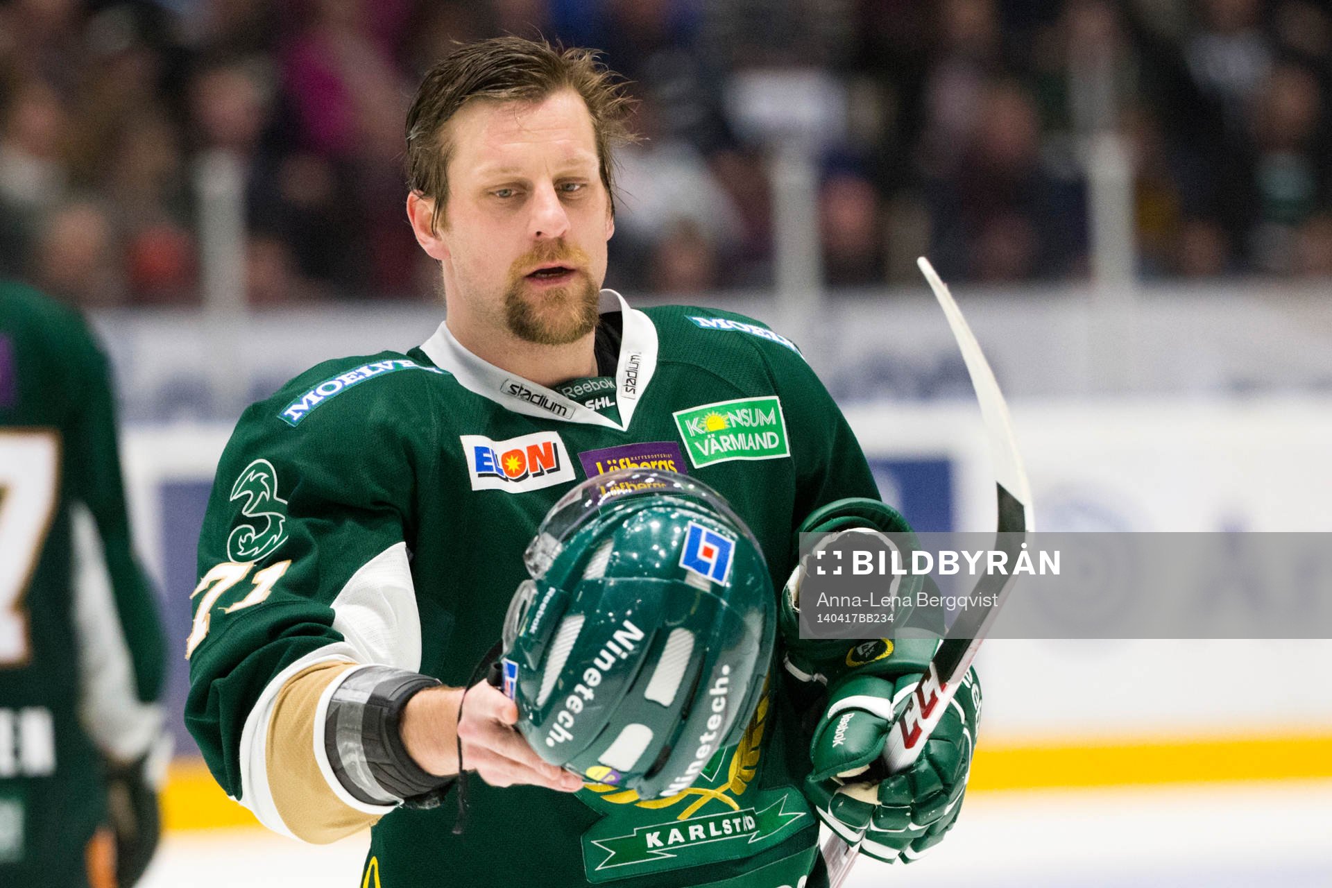 Färjestads Christian Berglund är upprörd