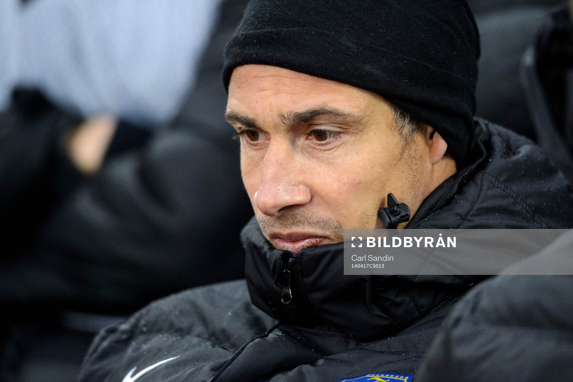 Falkenbergs tränare Henrik Larsson