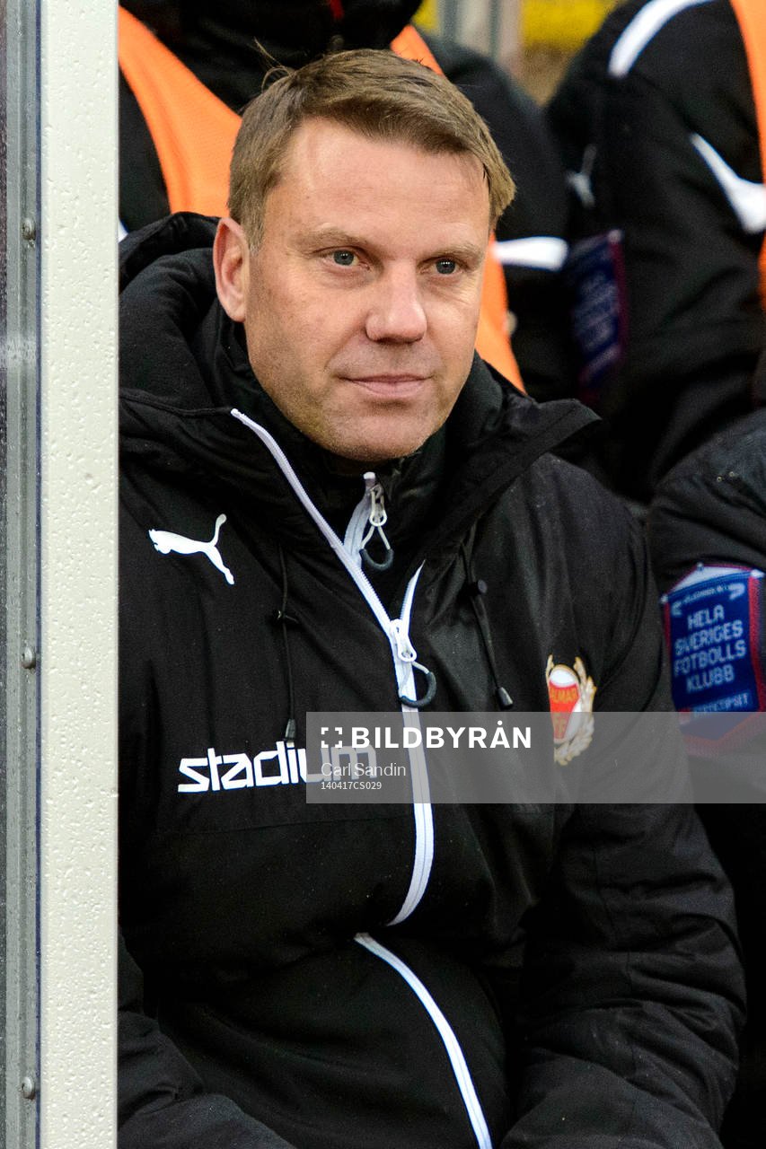 Kalmars tränare Hans Eklund