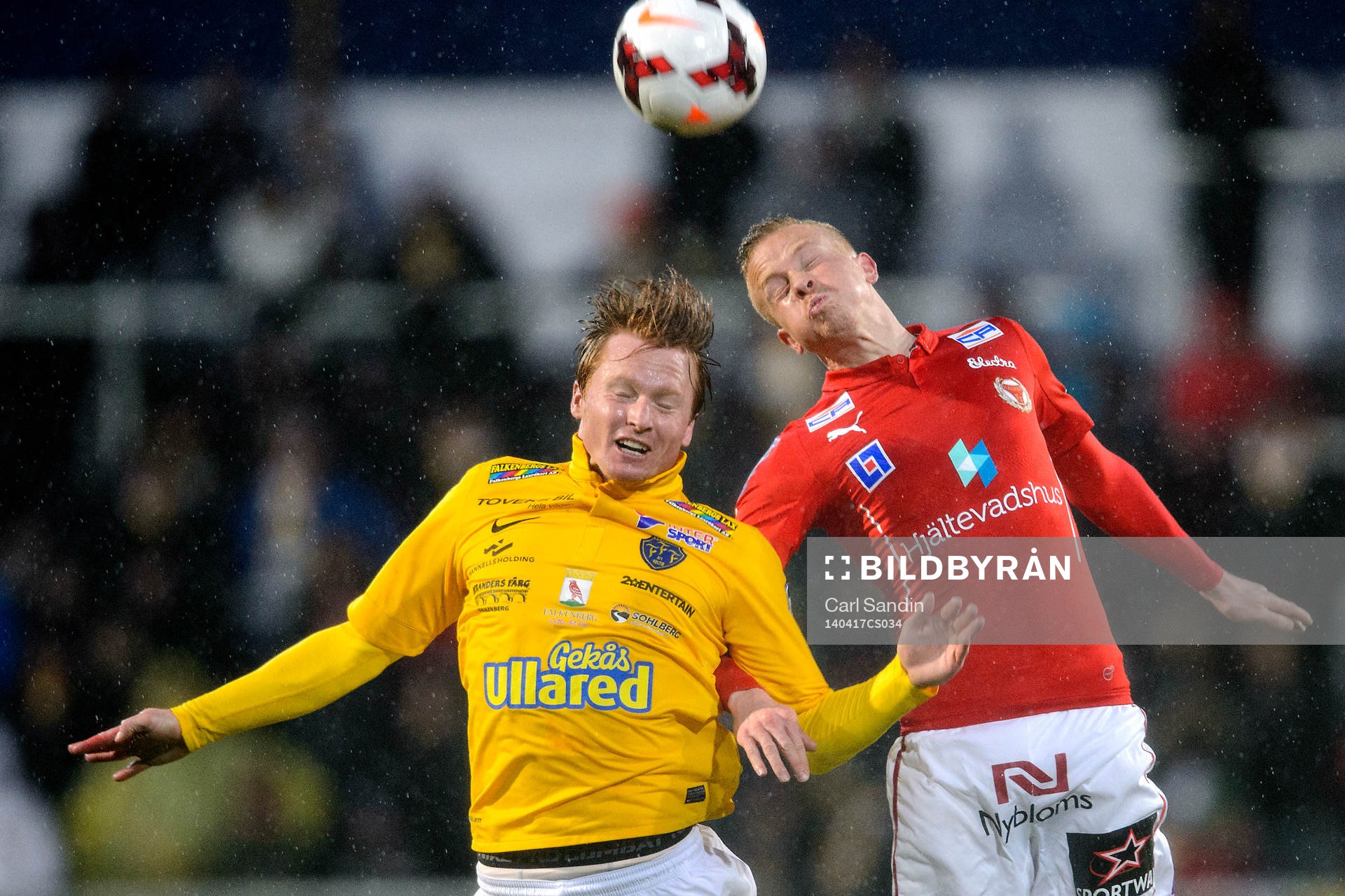 Nickduell mellan Falkenbergs Dan Keat och Kalmars Tobias