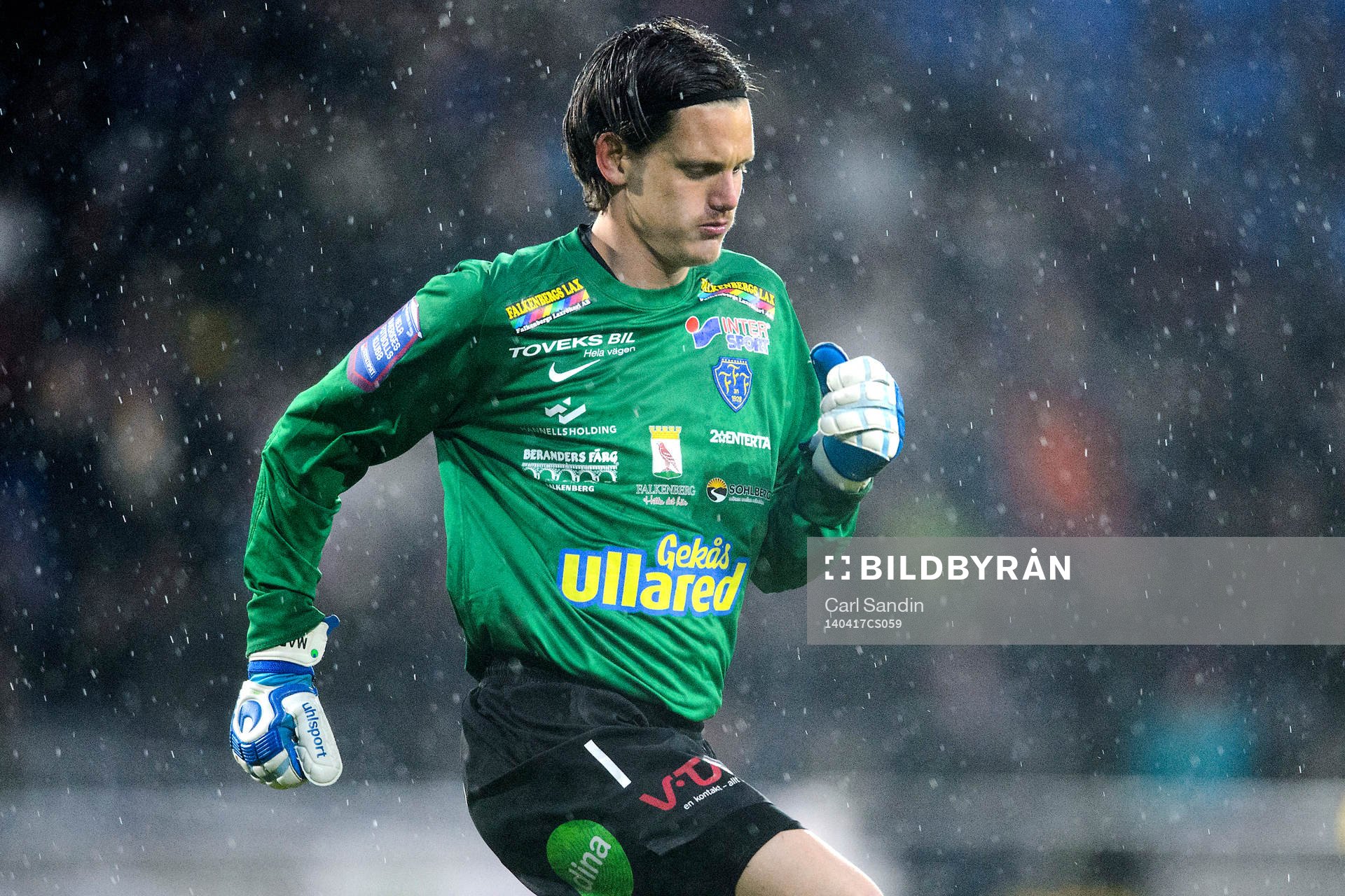 Falkenbergs målvakt Otto Martler