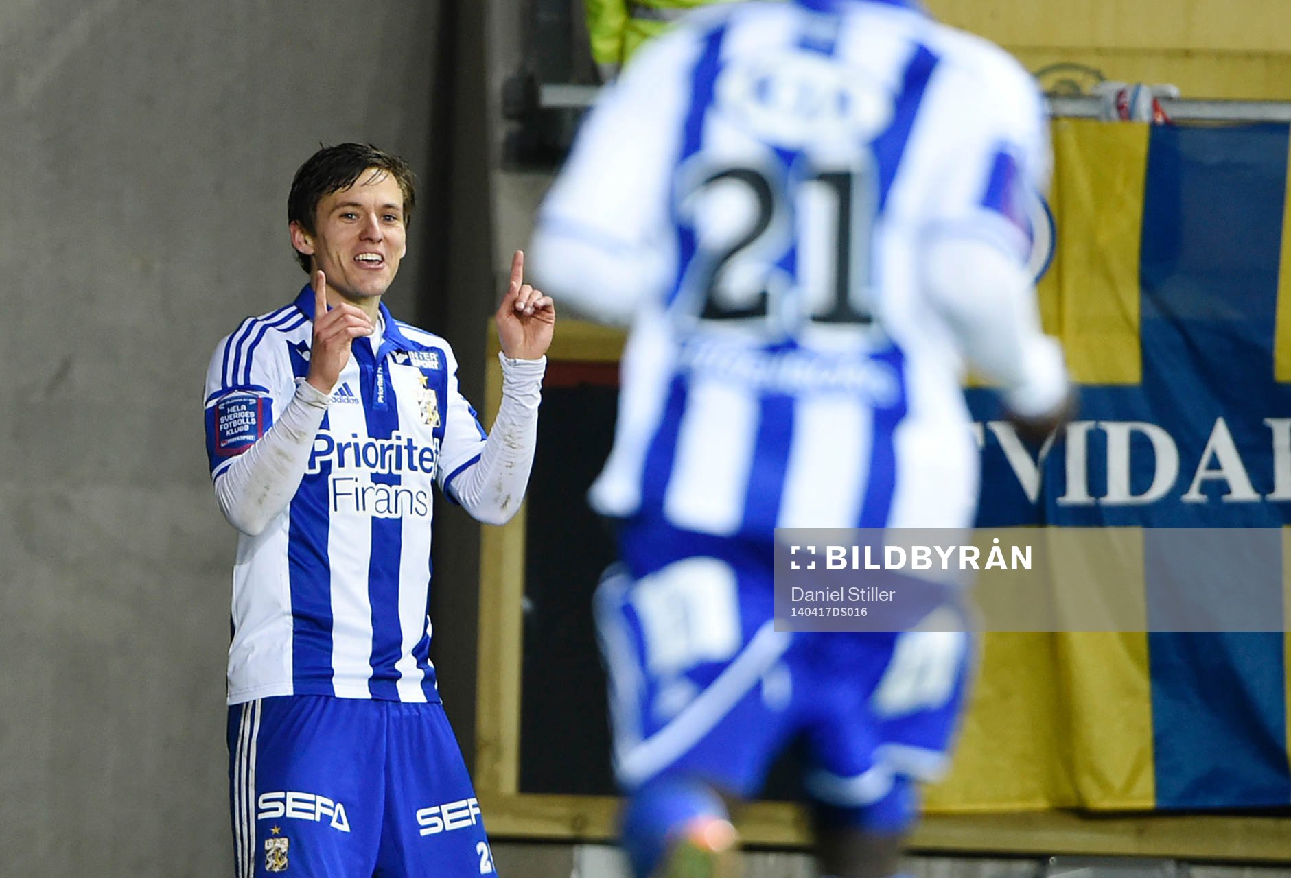 IFK Göteborgs Lasse Vibe  jublar