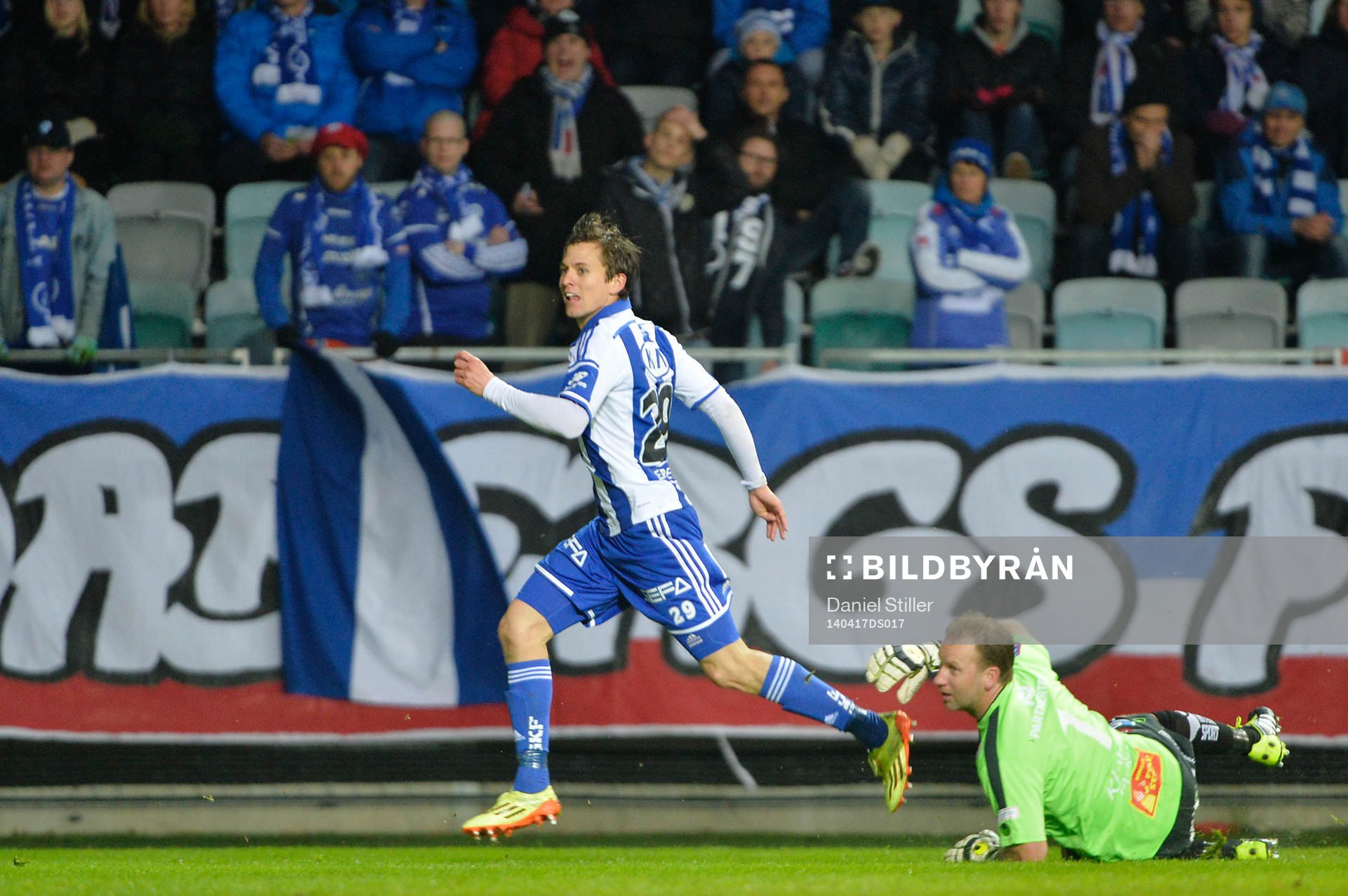 IFK Göteborgs Lasse Vibe  jublar