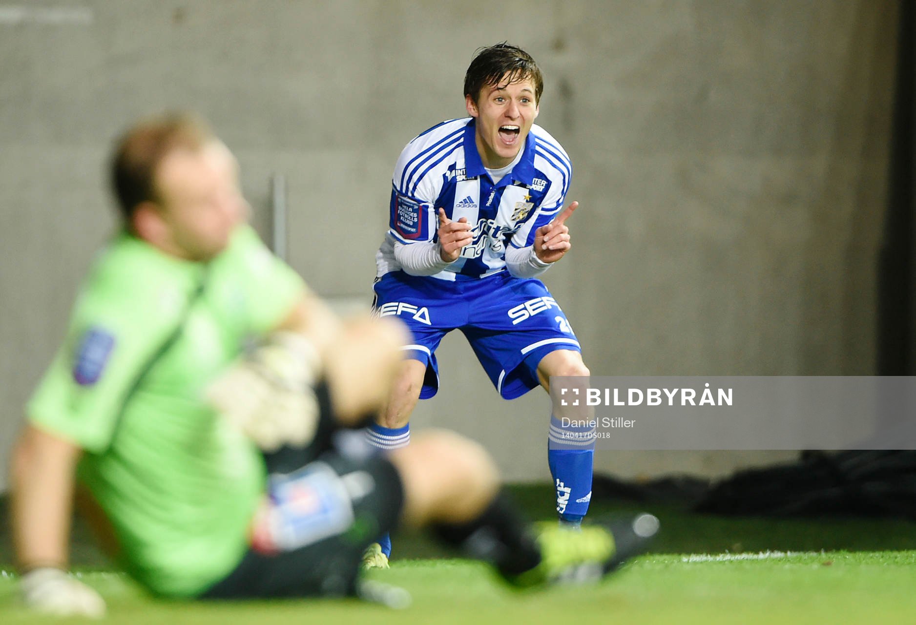 IFK Göteborgs Lasse Vibe  jublar