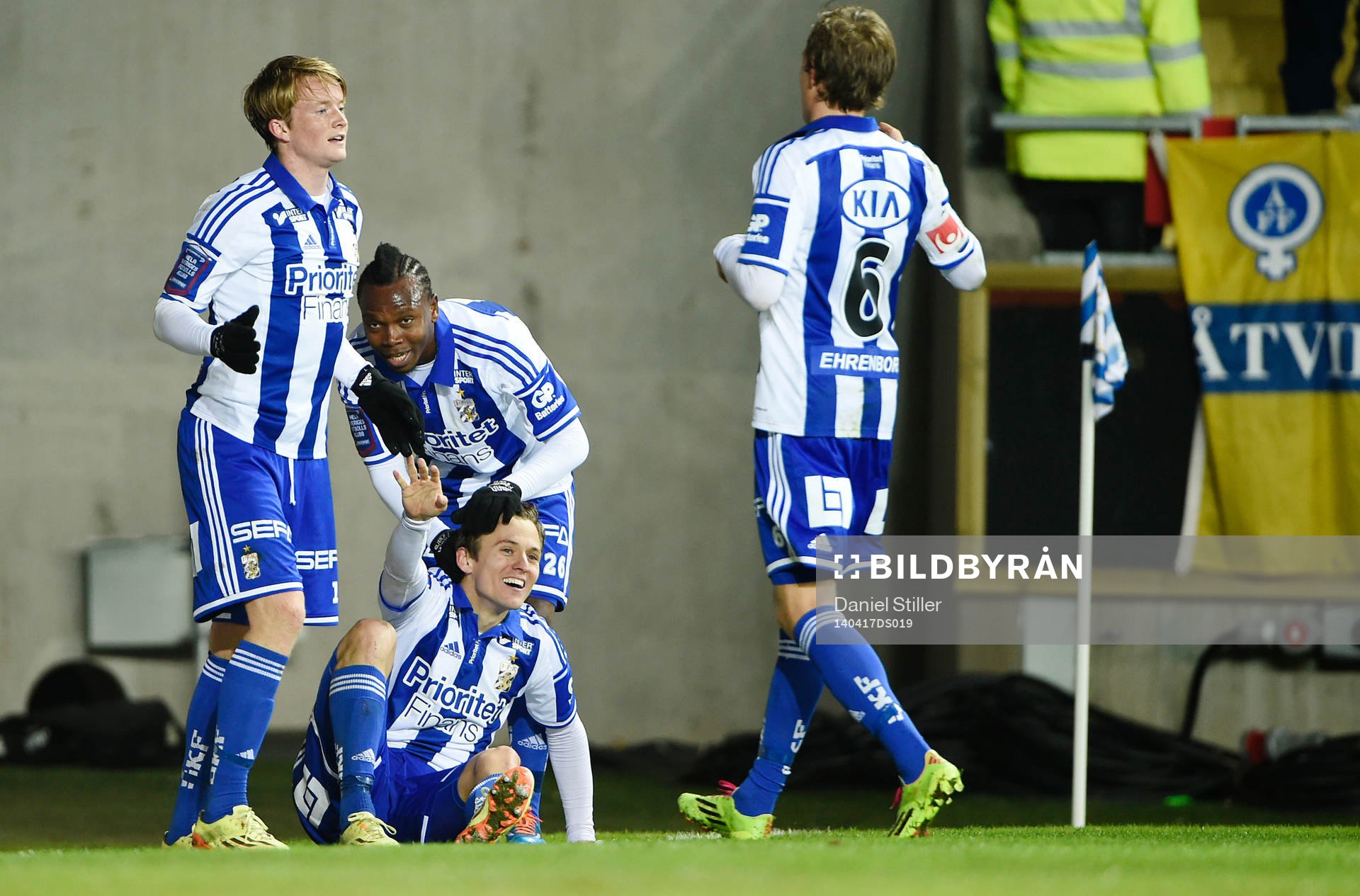 IFK Göteborgs Lasse Vibe  jublar