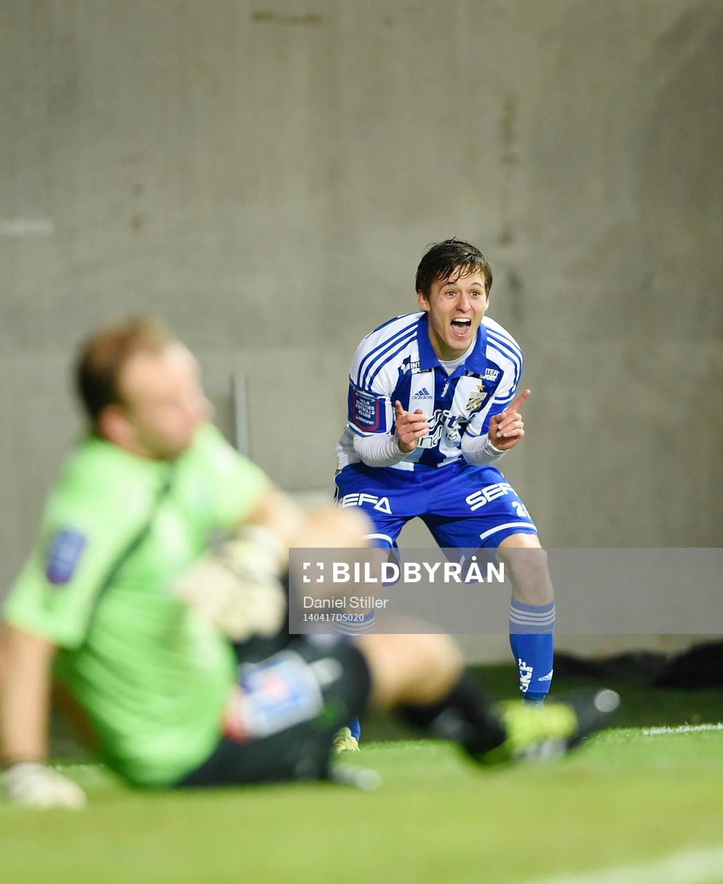 IFK Göteborgs Lasse Vibe  jublar