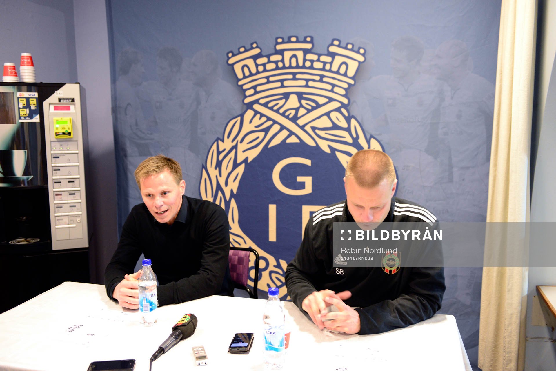 Roger Sandberg, Tränare Gefle och Stefan Billborn,