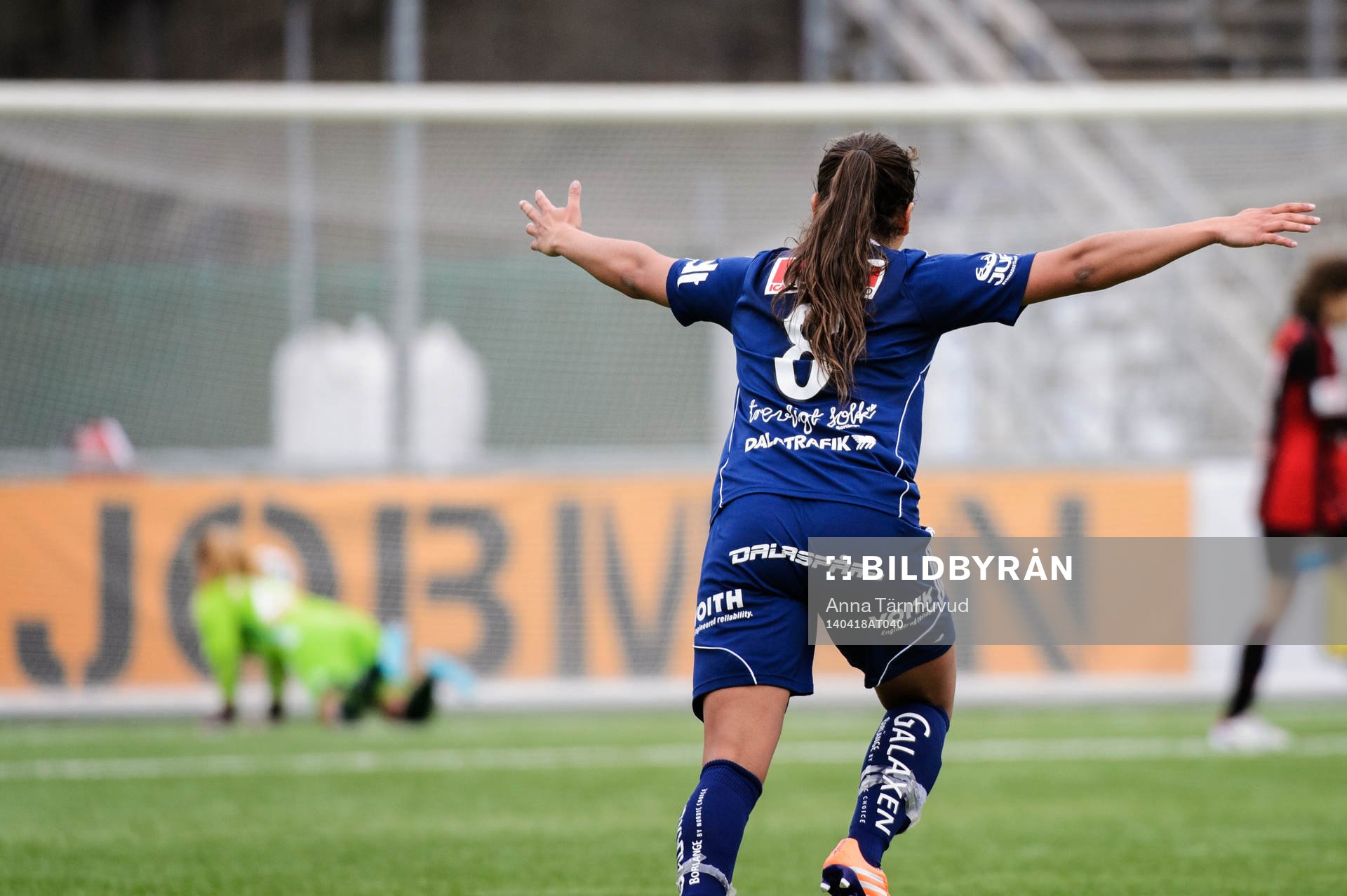 Kvarnsvedens Sabrina Henriksson jublar