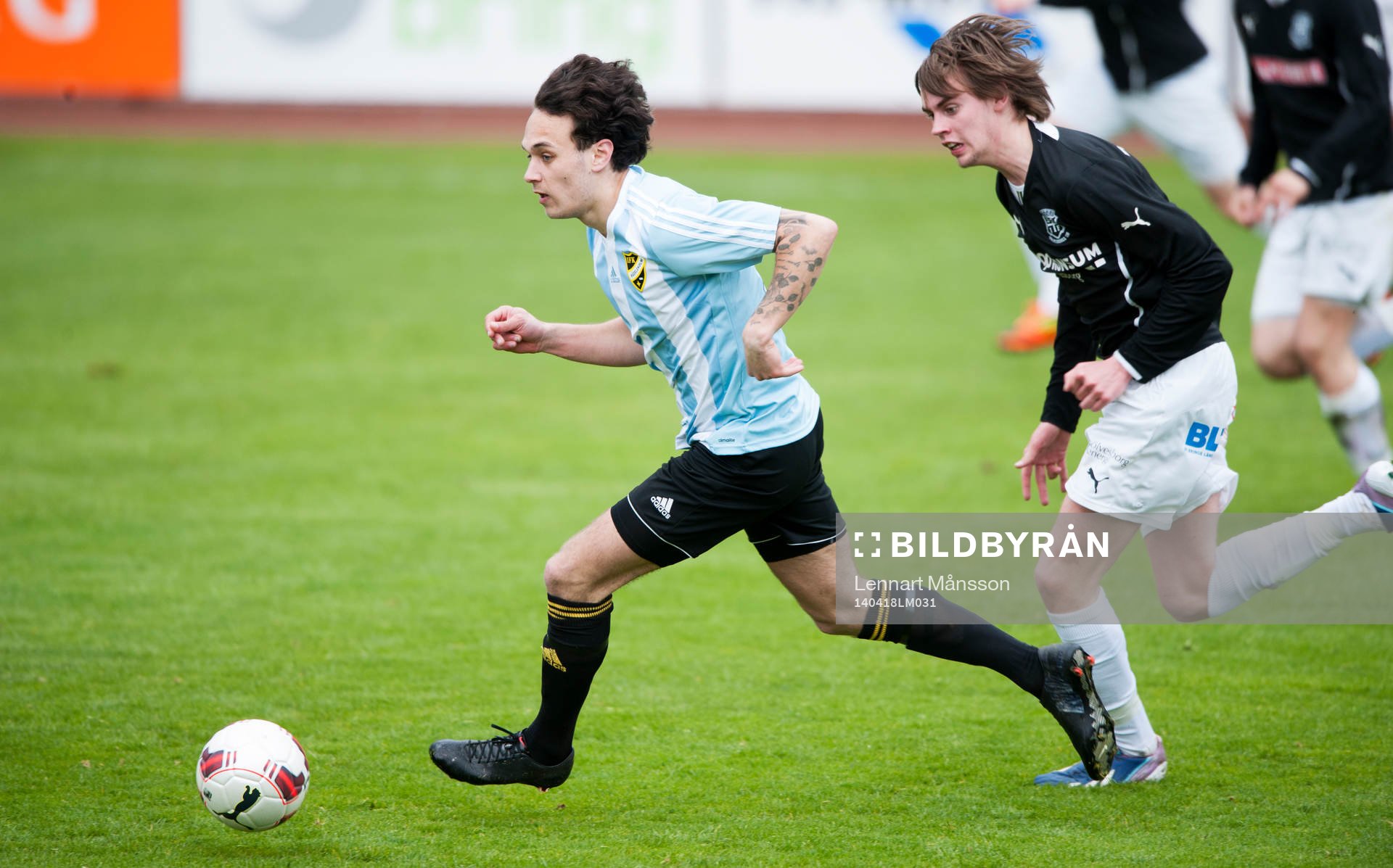 Hässleholms Karim Al-Asi i matchen i div. 111 mellan