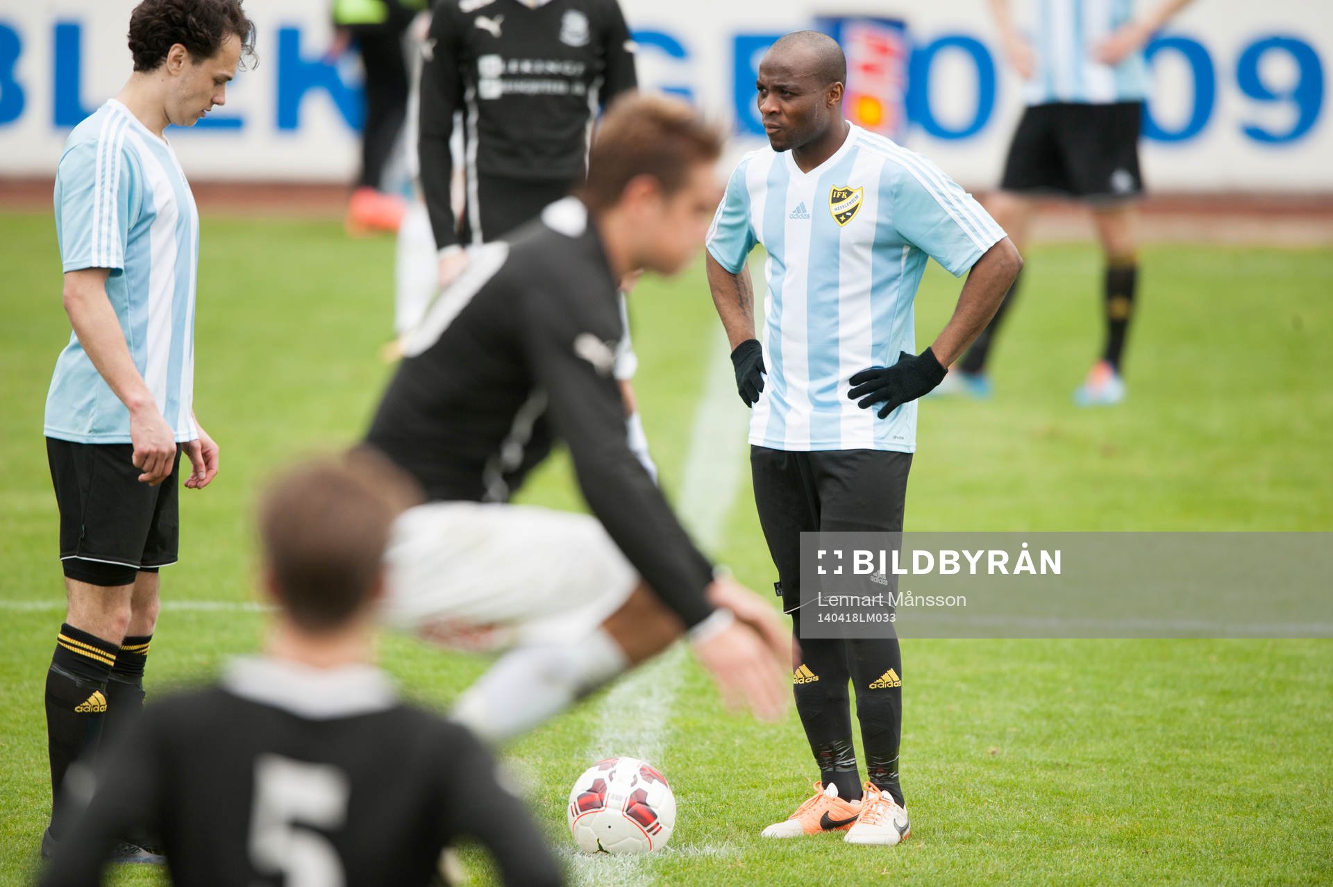 Avspark i matchen i div. 111 mellan Sölvesborg och IFK