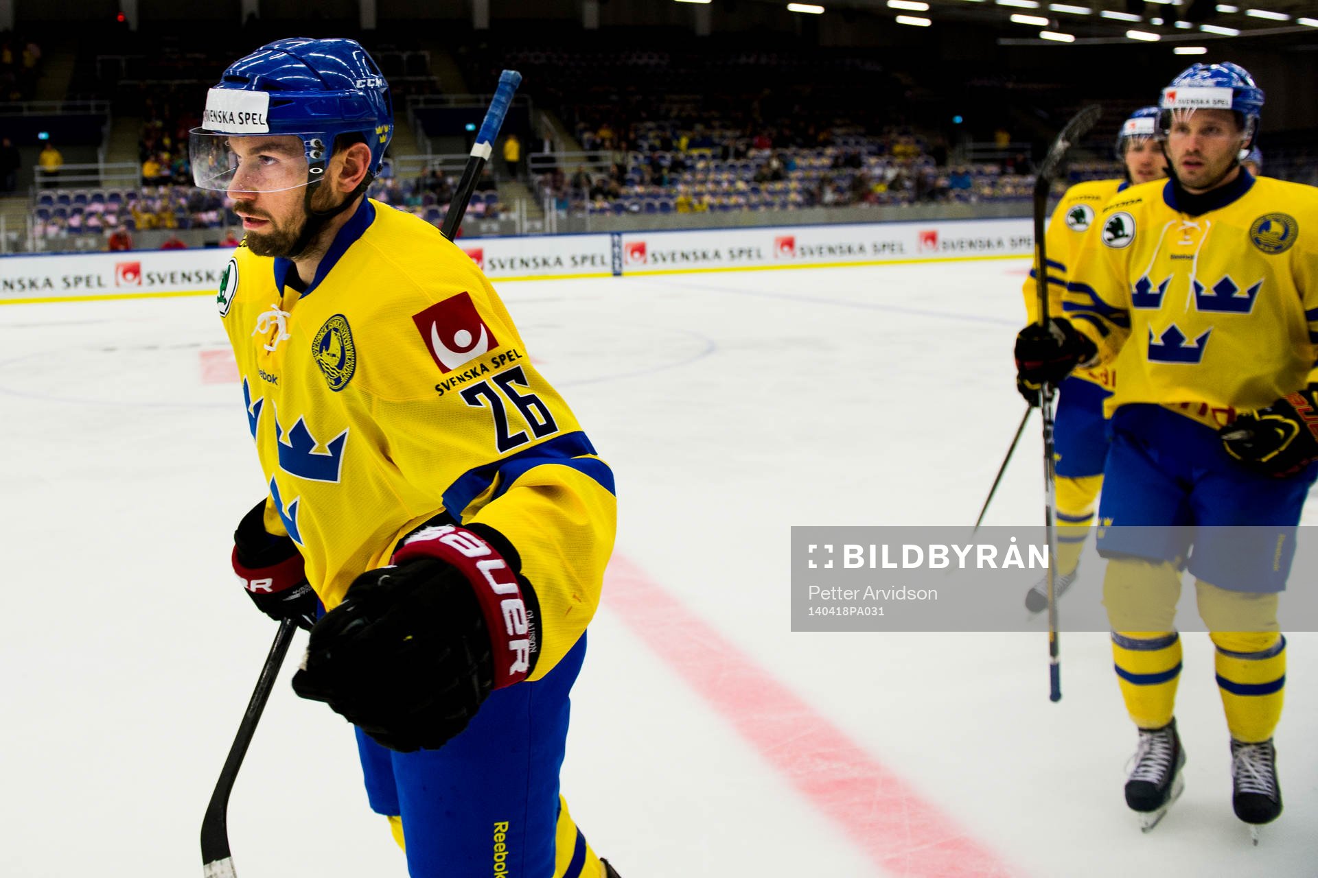 Sveriges Niklas Olausson jublar