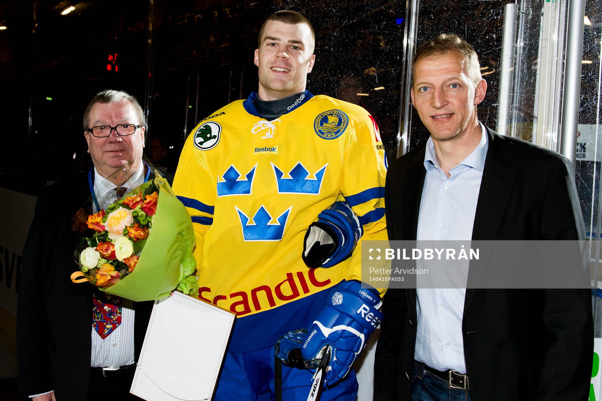 Patrik Hersley fick priset Salming trophy, årets back i