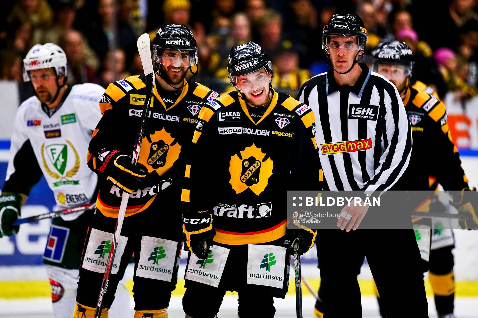 Skellefteås Viktor Arvidsson jublar