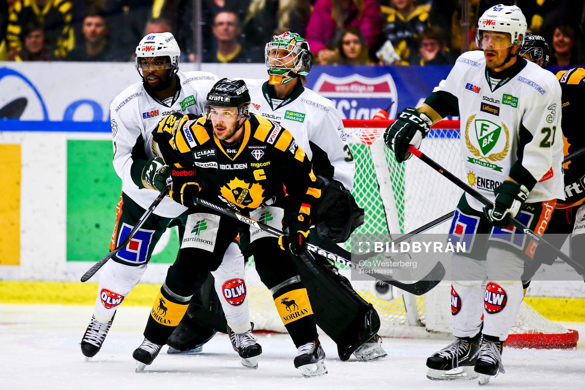 Skellefteås Jimmie Ericsson mot Färjestads Shawn Belle