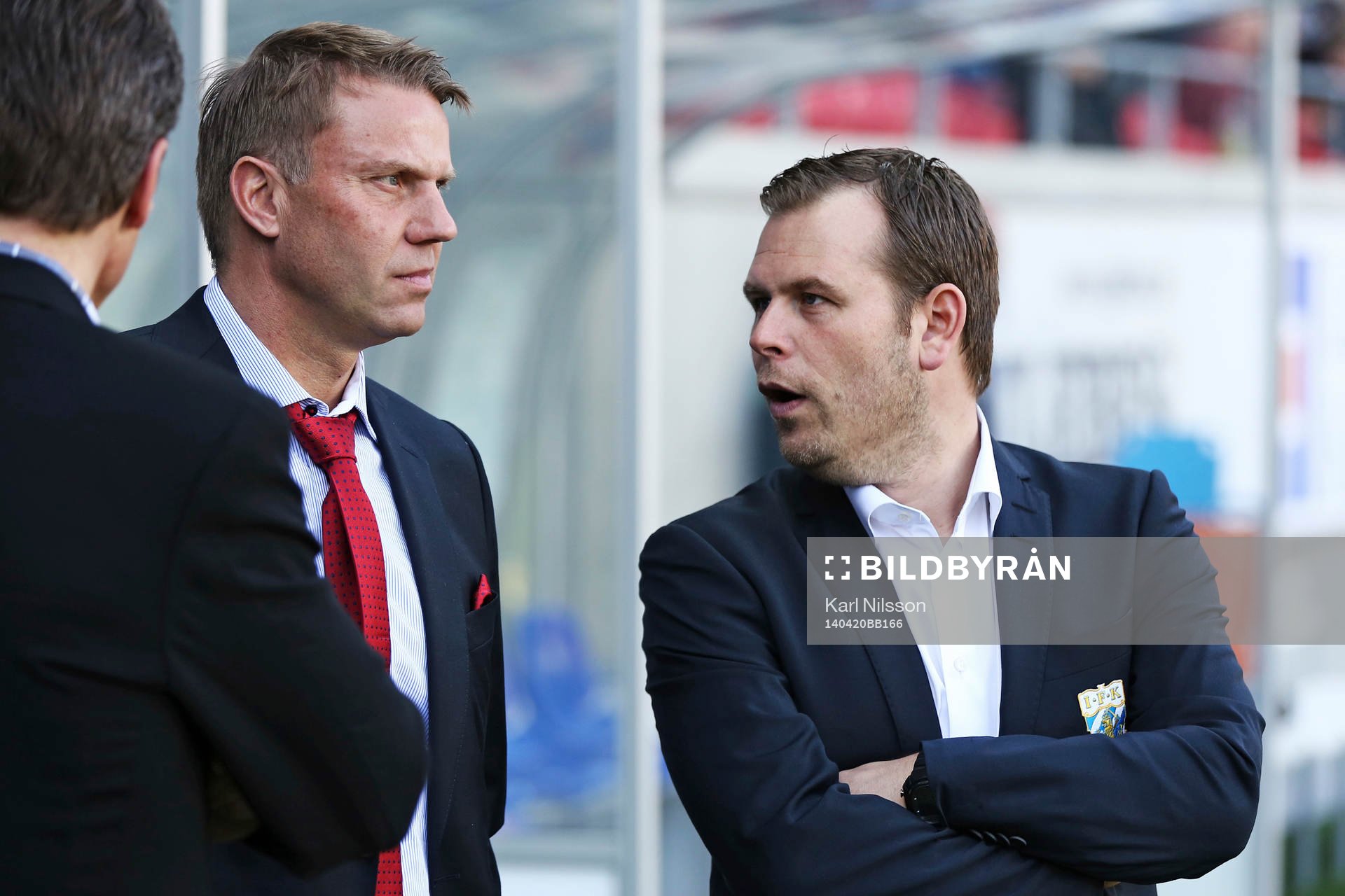 Kalmars tränare Hans Eklund och IFK Göteborgs tränare