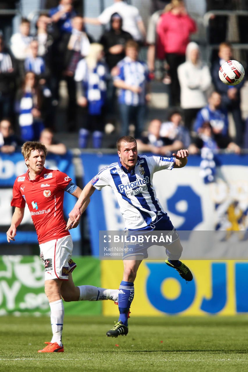 IFK Göteborgs Jakob Johansson och Kalmars David Elm