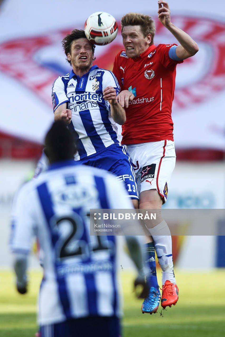 IFK Göteborgs Gustav Svensson och Kalmars David Elm