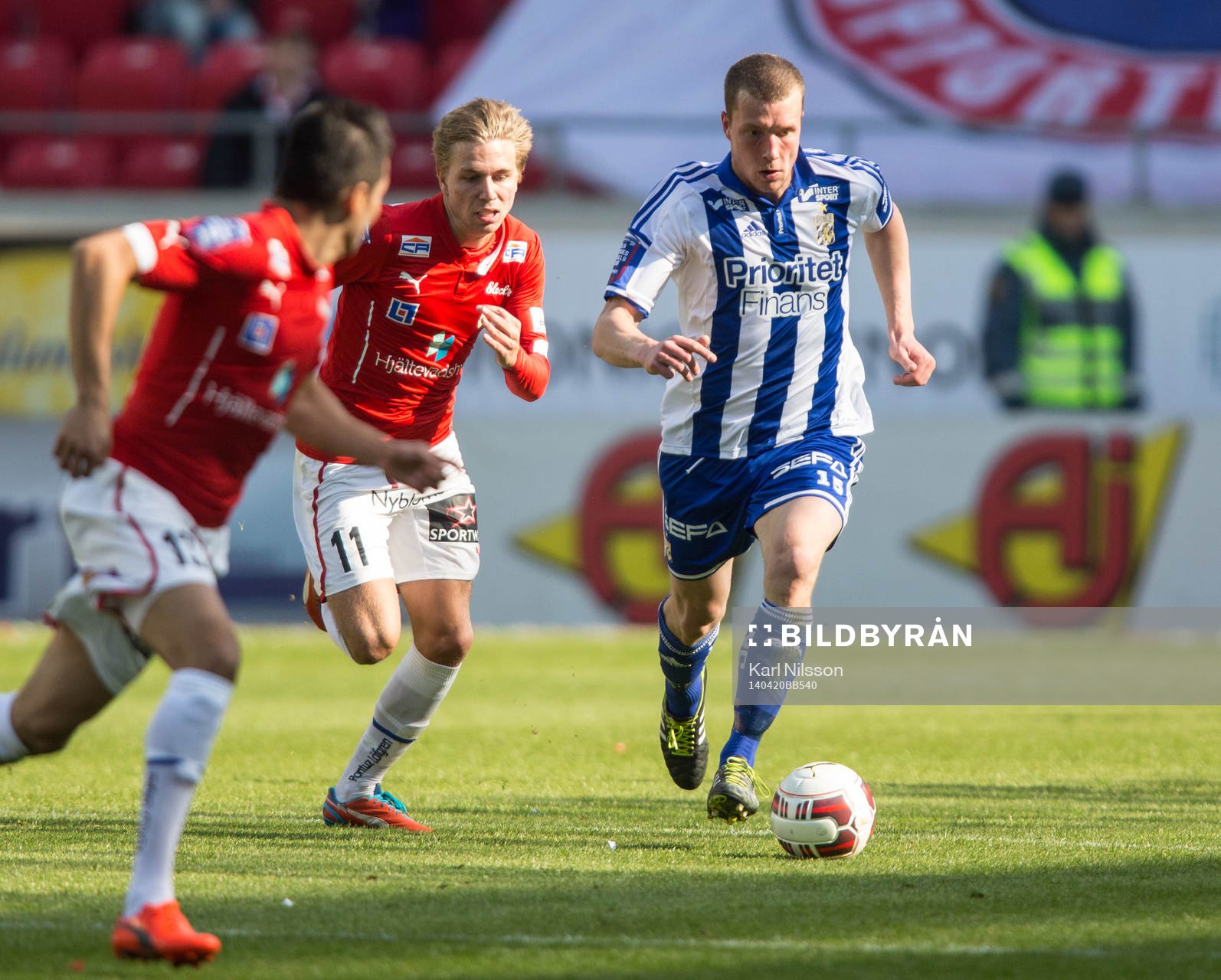 Kalmars Jonathan Ring och IFK Göteborgs Jakob Johansson