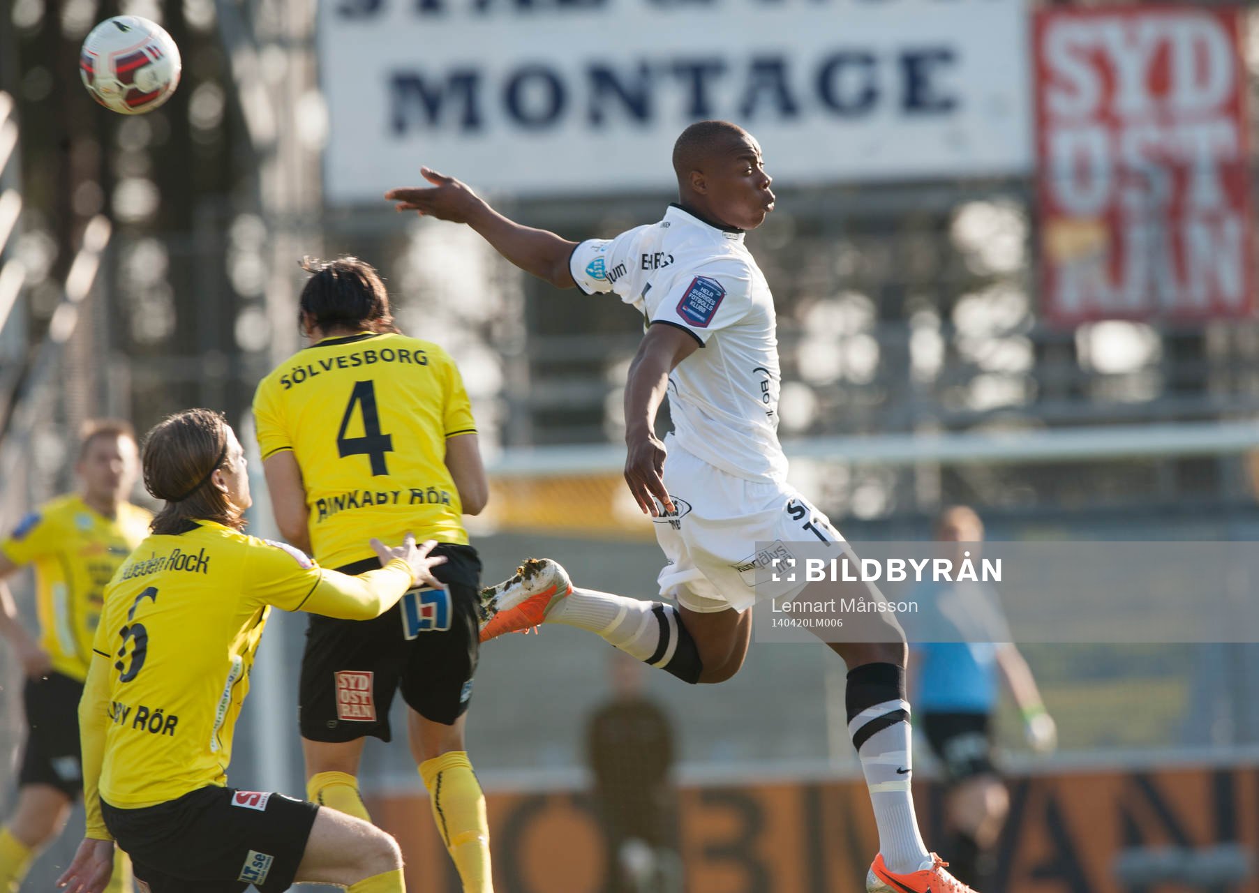 Häckens Carlos Strandberg  i matchen i allsvenskan mellan