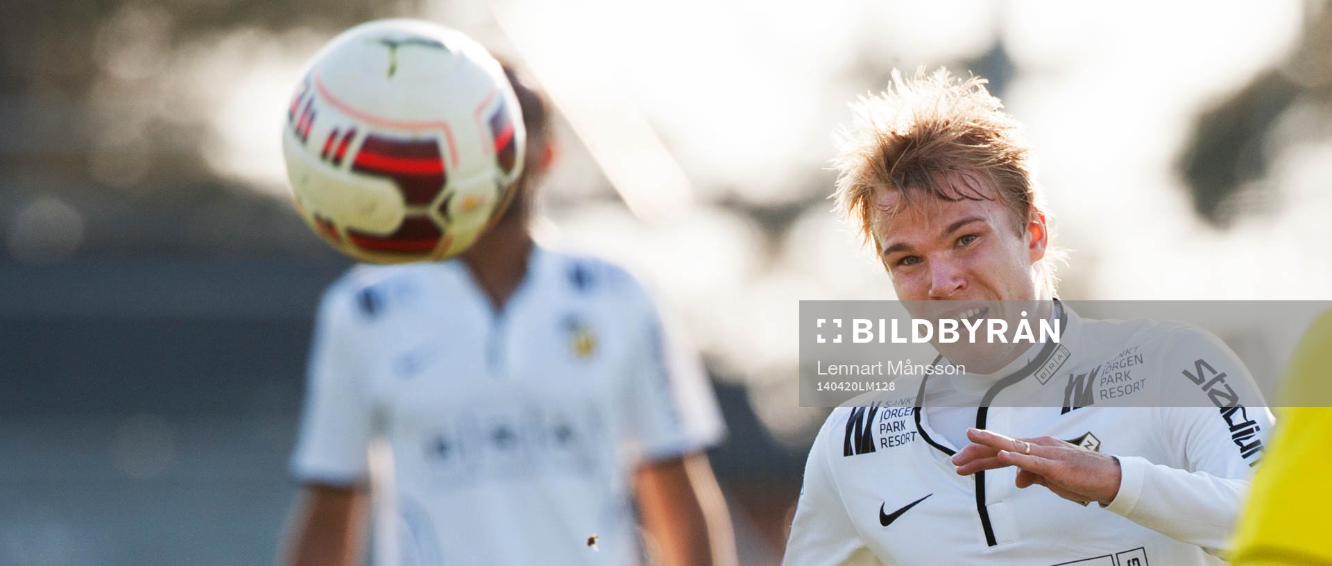 Häckens Oscar Lewicki i matchen i allsvenskan mellan