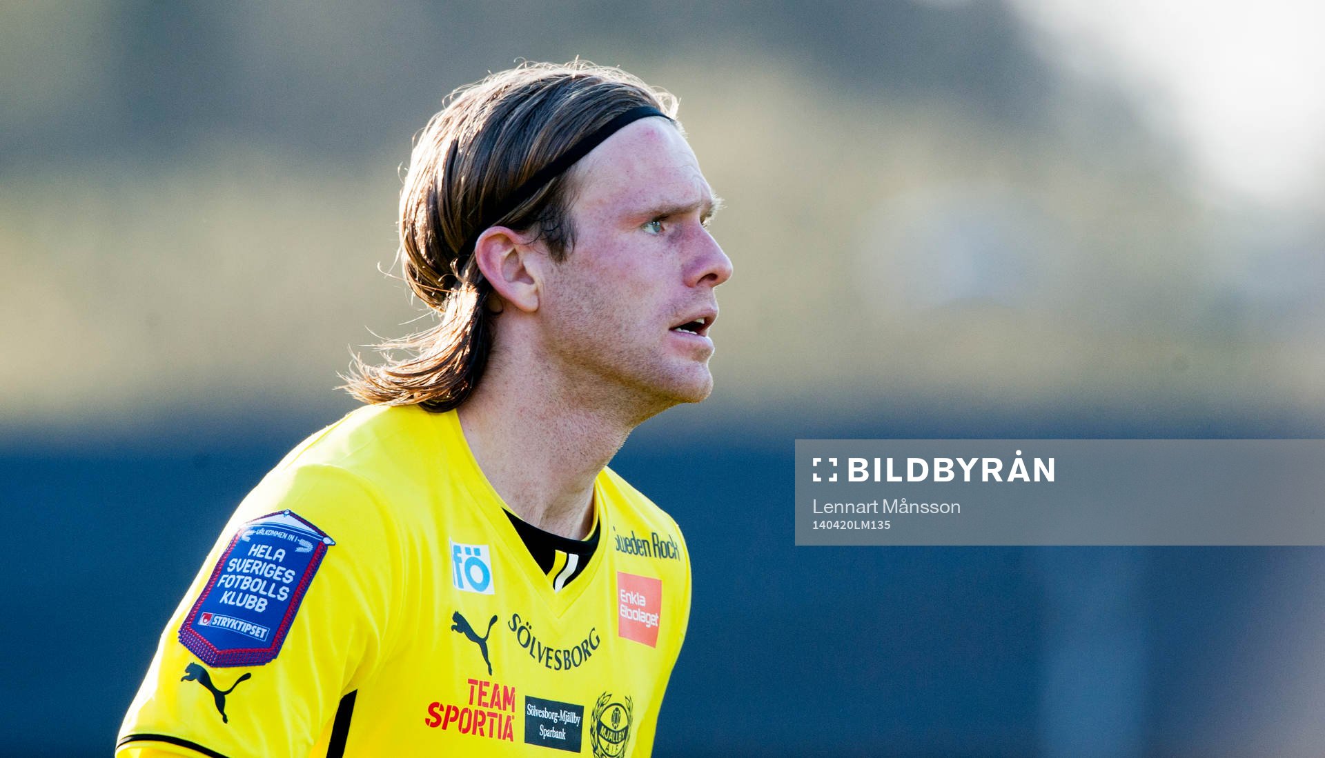 Mjällbys Gudmann Thorisson i matchen i allsvenskan mellan