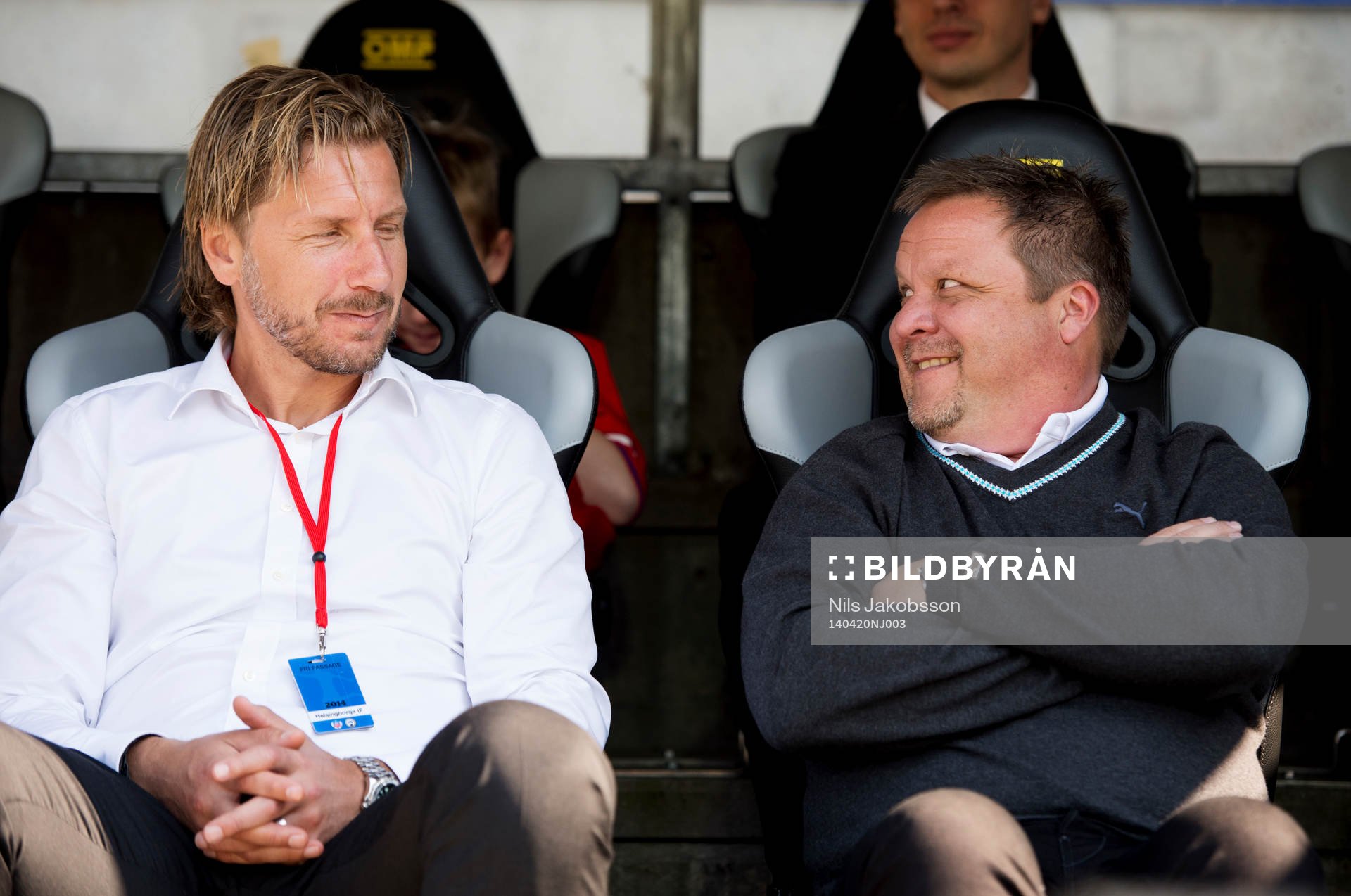 Helsingborgs sportchef Jepser Jansson och Helsingborgs