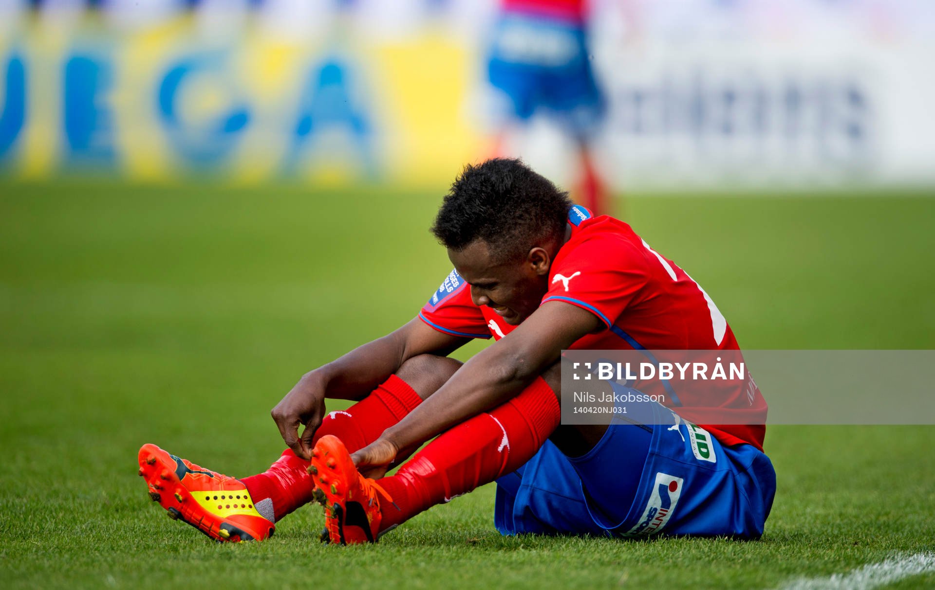 Helsingborgs David Accam deppar