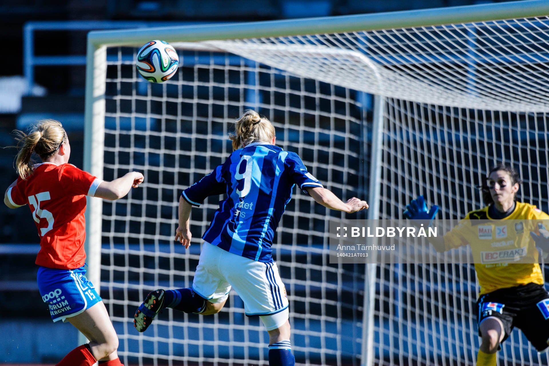 Djurgårdens Mia Jalkerud gör 1-1