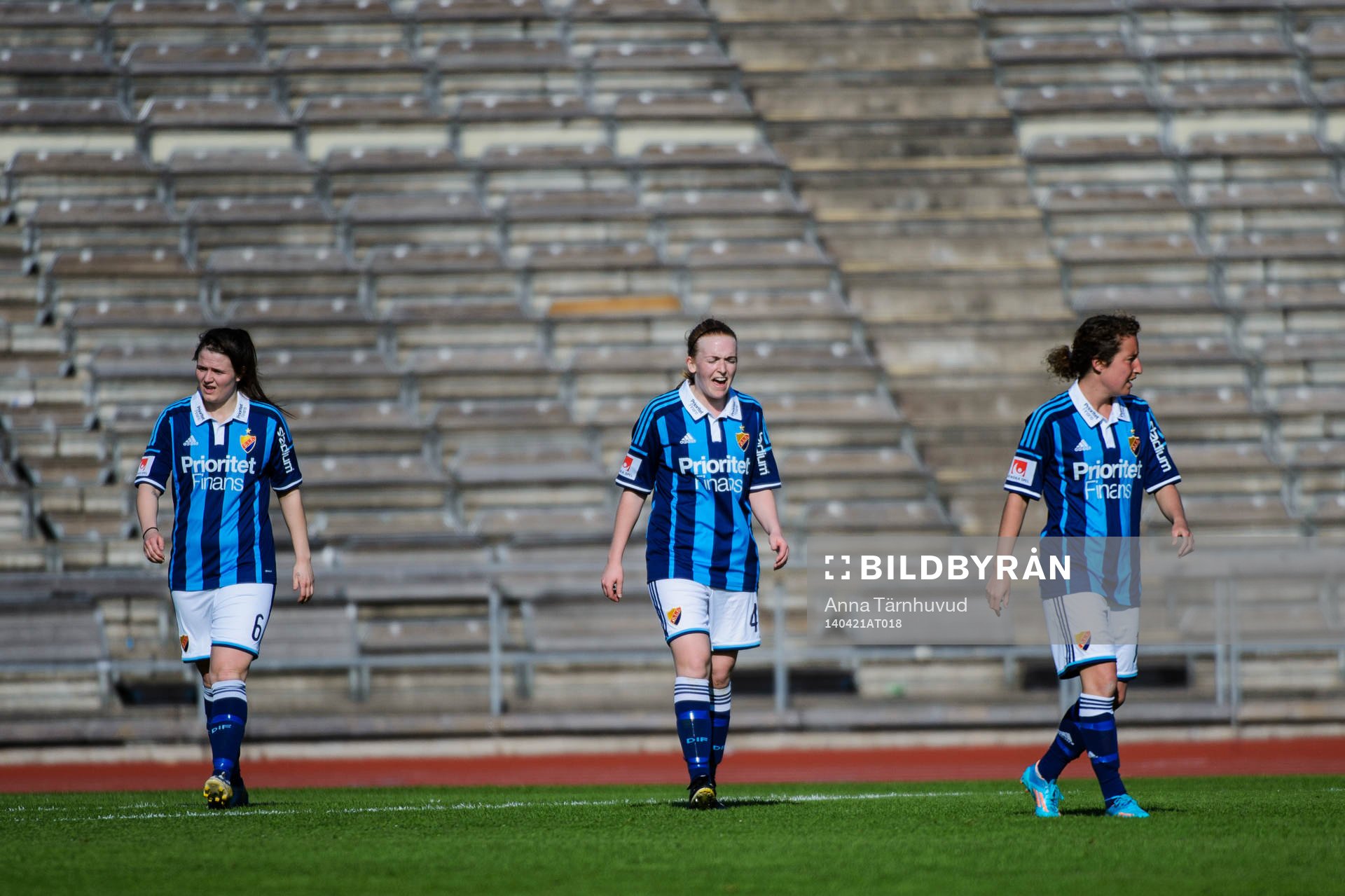 Djurgårdens spelare deppar