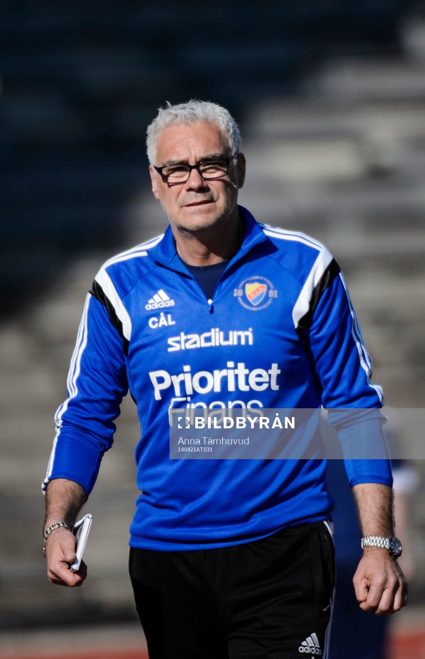 Djurgårdens huvudtränare Carl-Åke Larsen