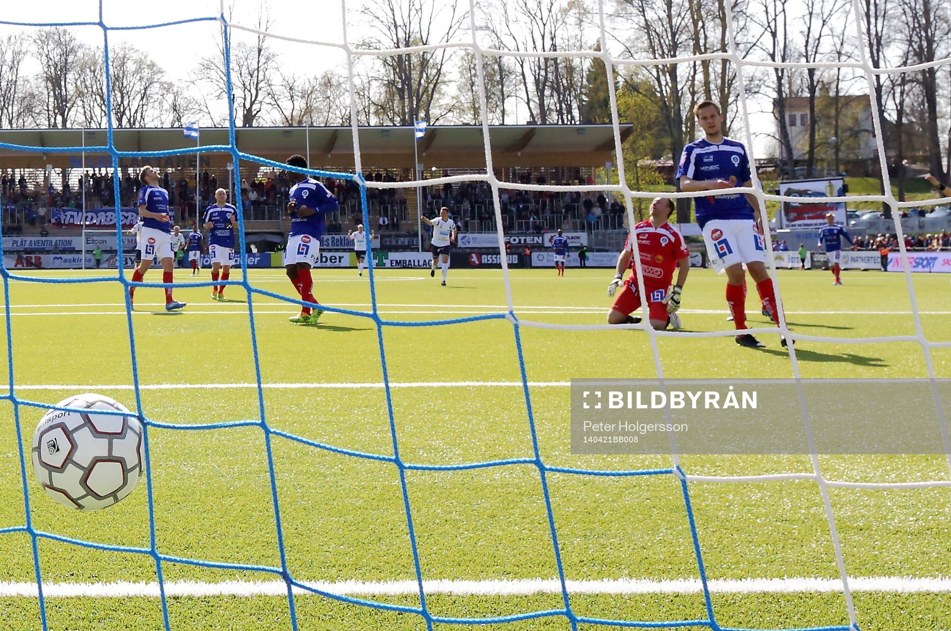 Mål 0-1 av Gefles Johan Oremo bakom Åtvidabergs målvakt