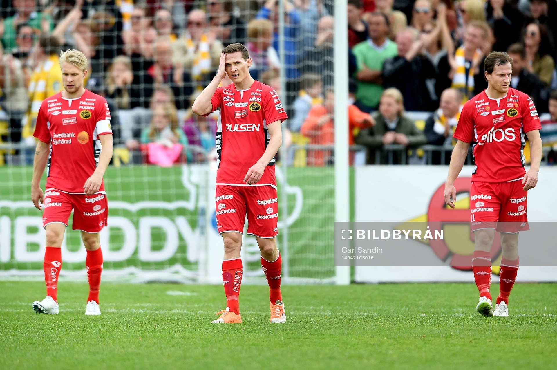 Elfsborgs Johan Larsson, Jon Jönsson och Daniel Mobaeck