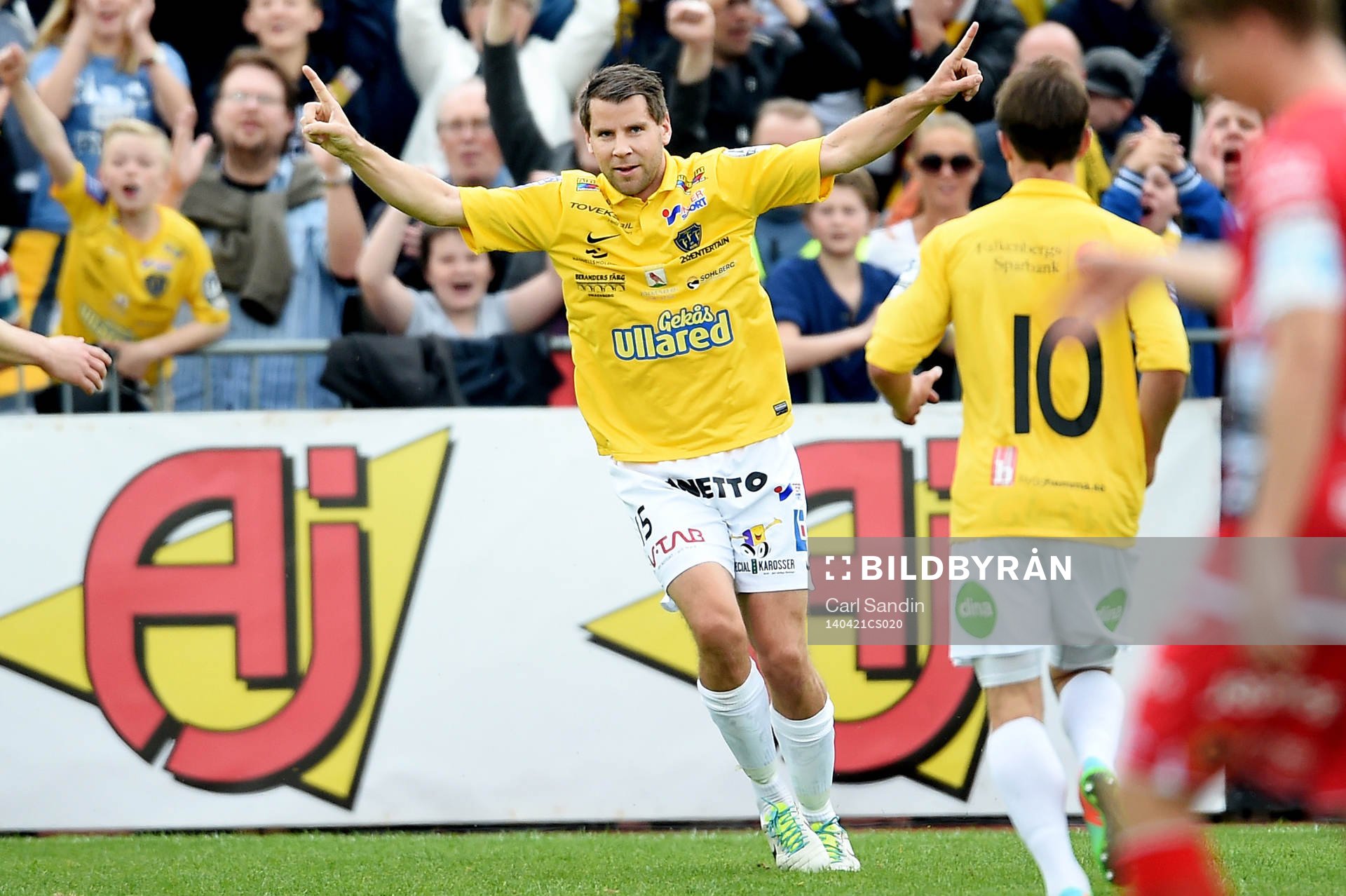 Falkenbergs Stefan Rodevåg firar