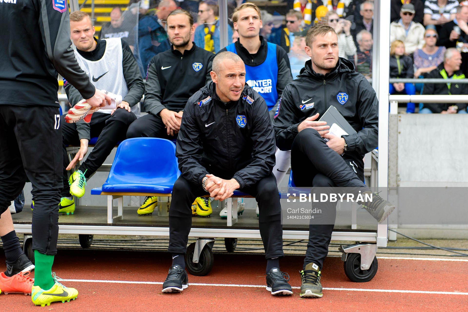Falkenbergs tränare Henrik Larsson