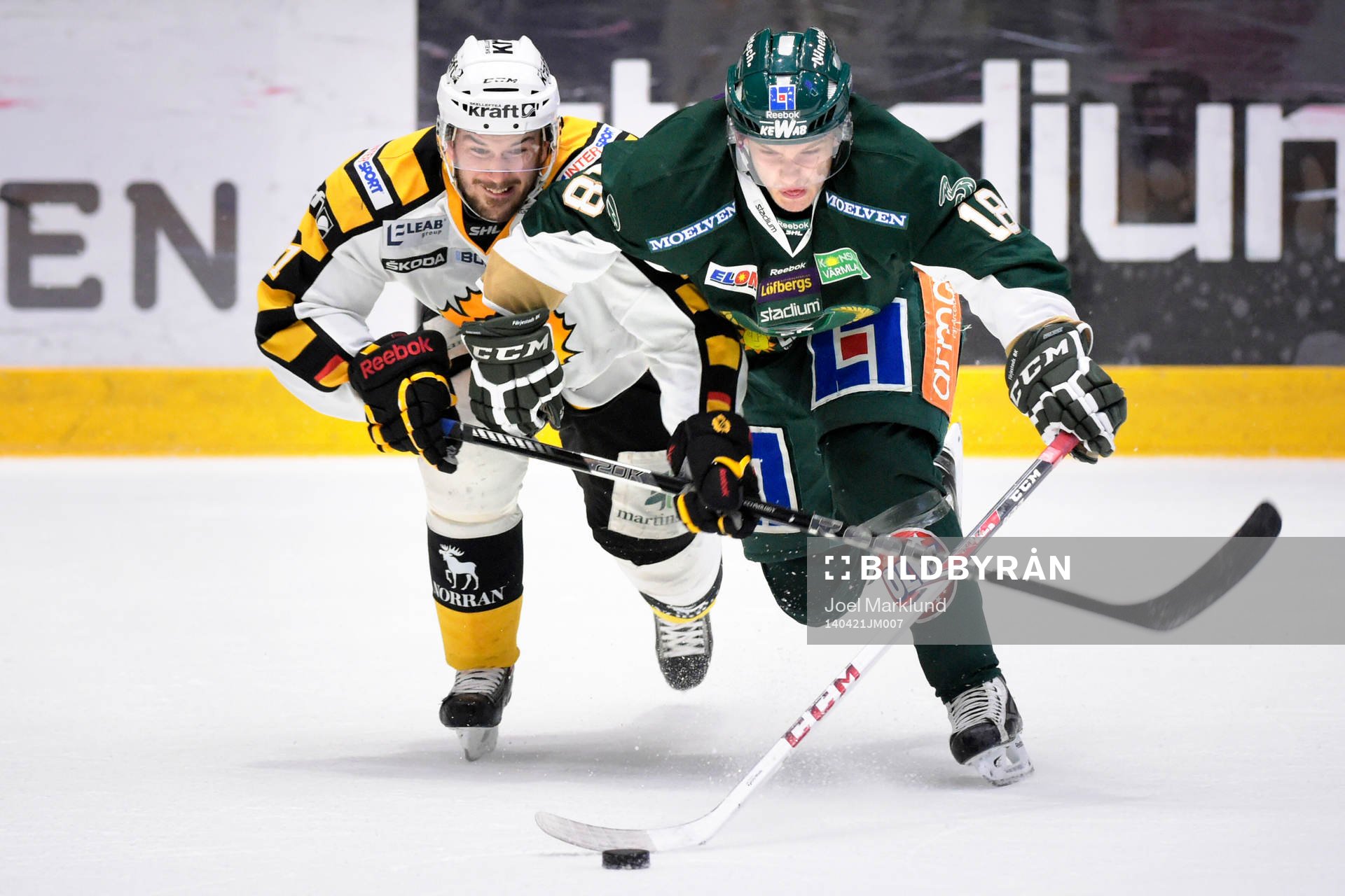 Skellefteås Jimmie Ericsson jagar Färjestads Johan