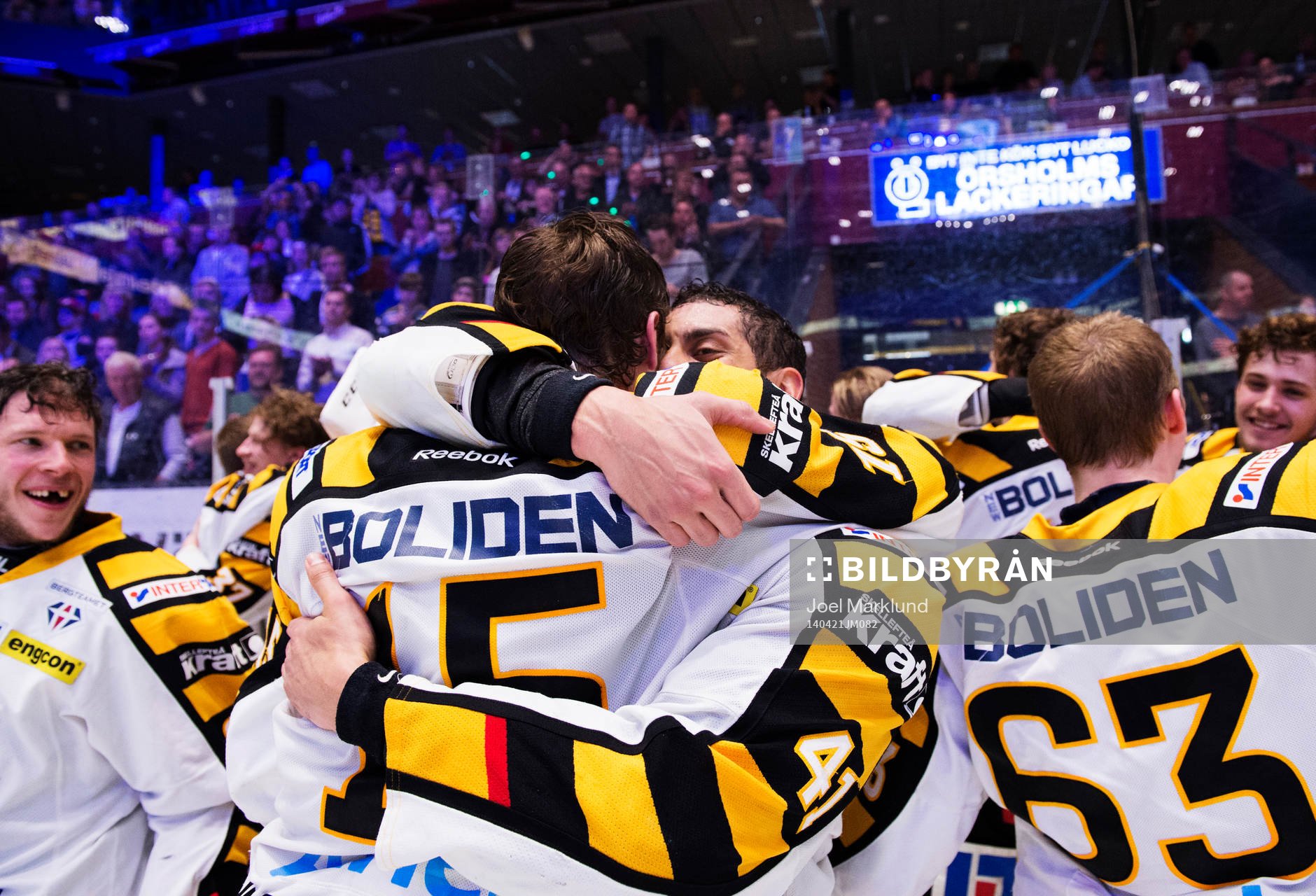Skellefteås Melker Karlsson och Pierre-Edouard Bellemare