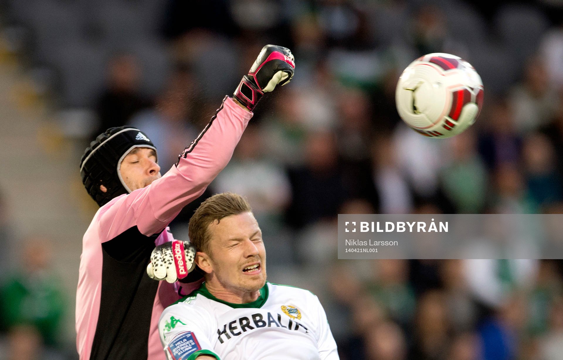 Ängelholms målvakt Matt Pyzdrowski och Hammarbys Thomas
