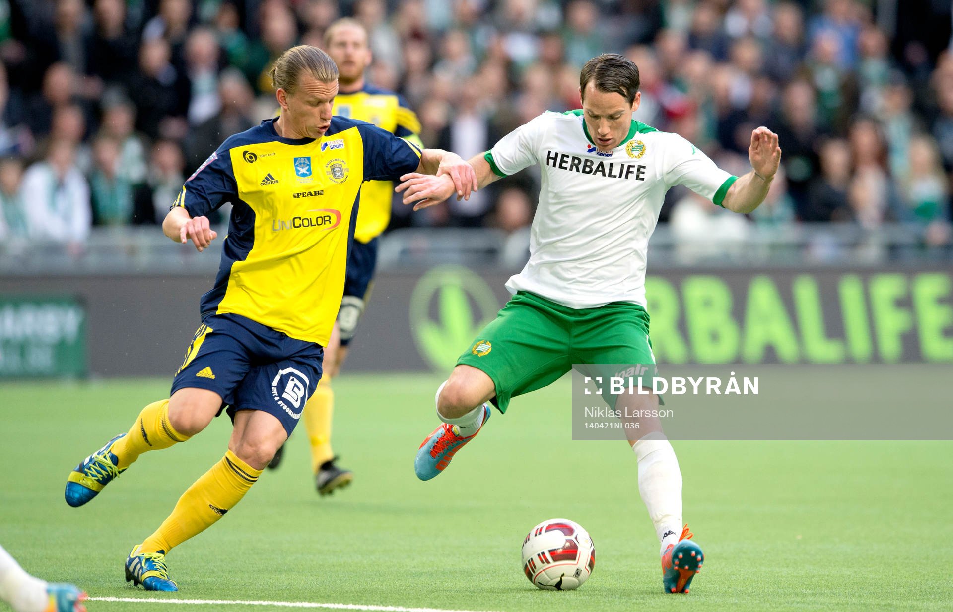 Ängelholms Sebastian Carlsen och Hammarbys Johan Persson