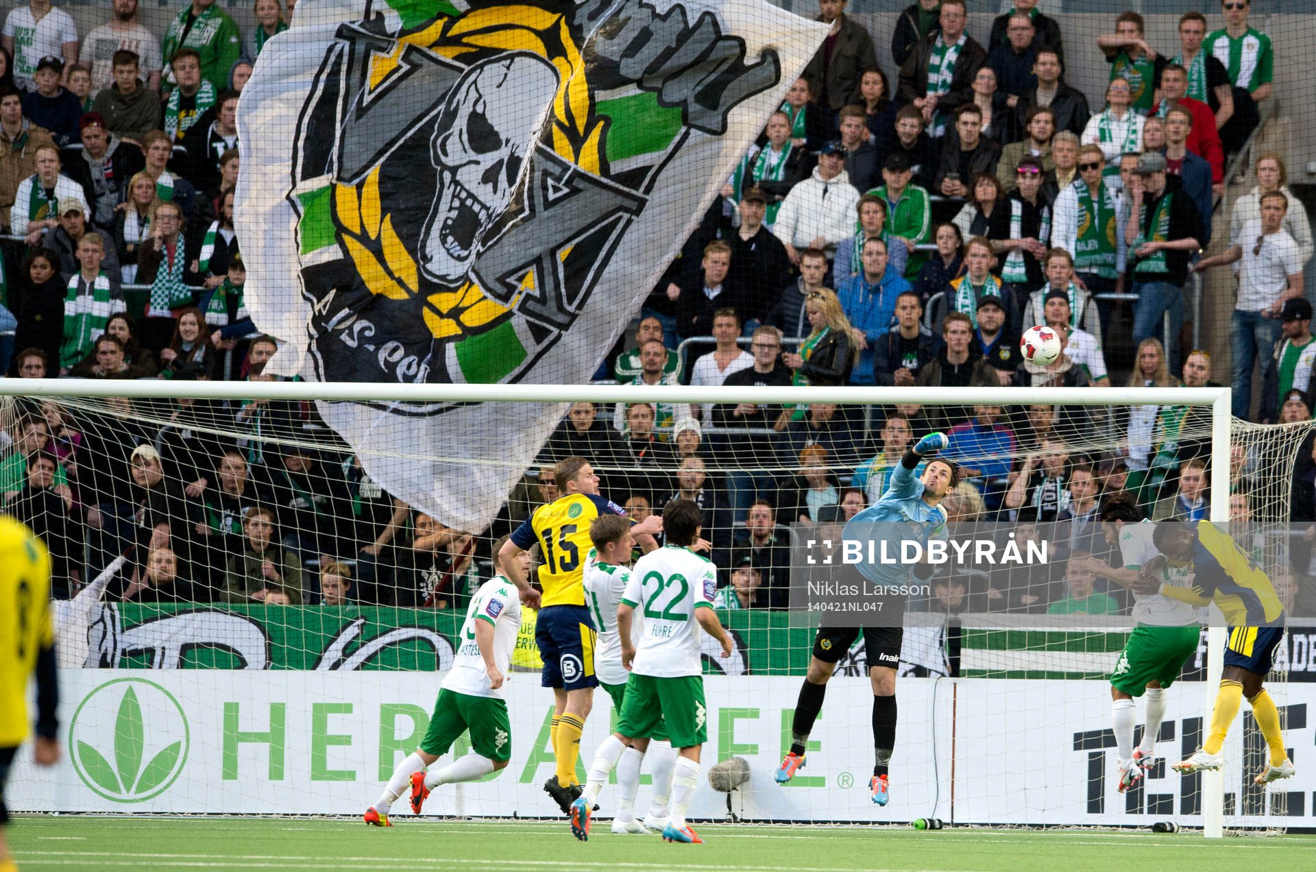 Hammarbys målvakt Johannes Hopf