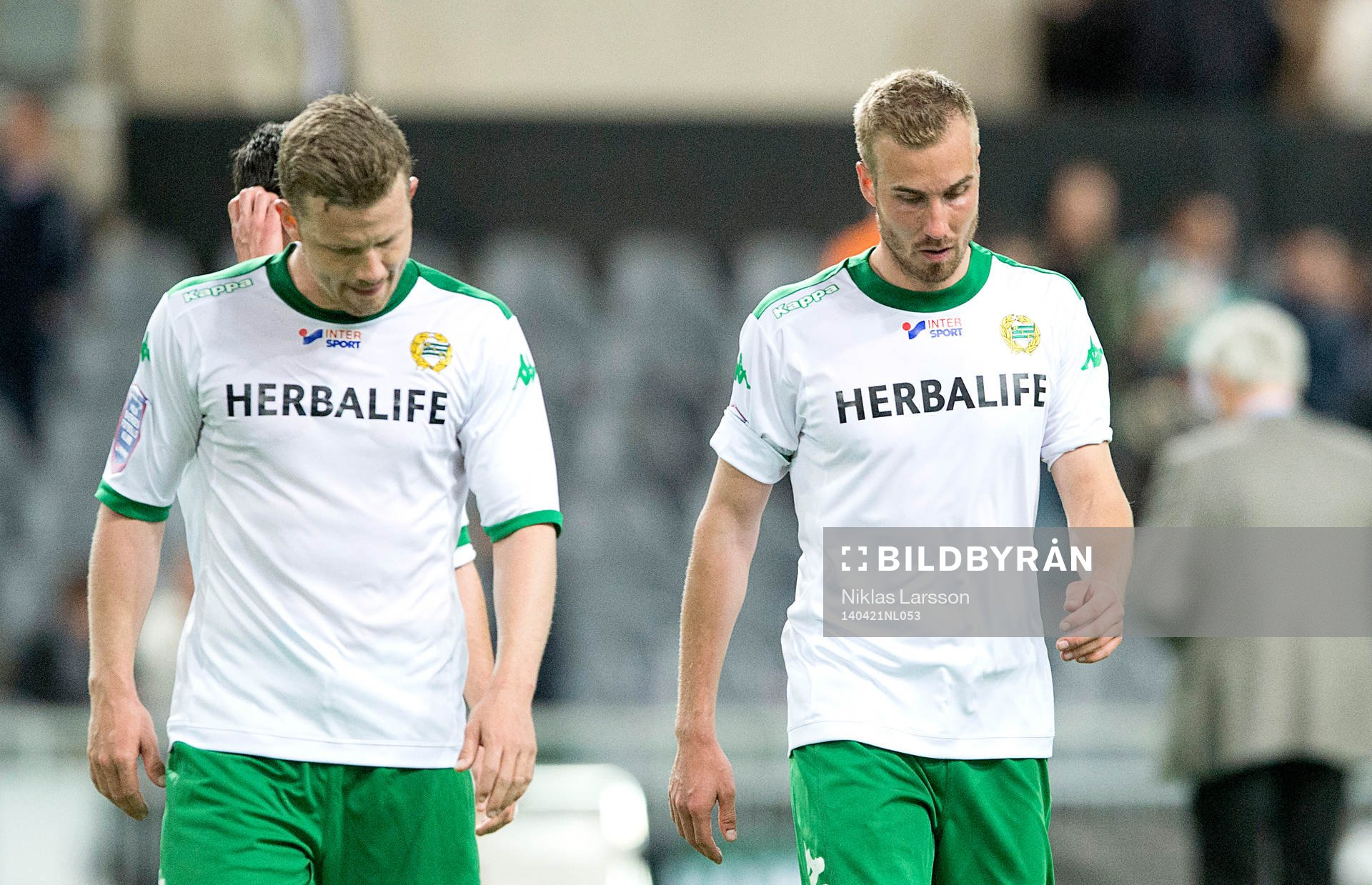 Hammarbys Daniel Theorin och Jan Gunnar Solli deppar
