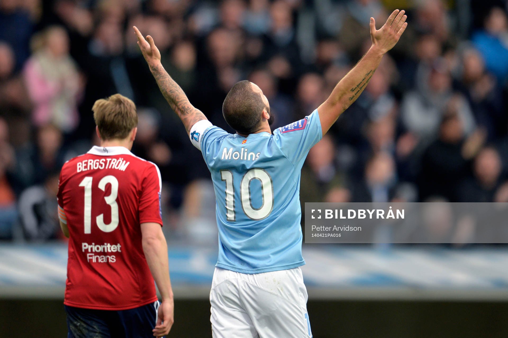 Malmö FFs Guillermo Molins jublar