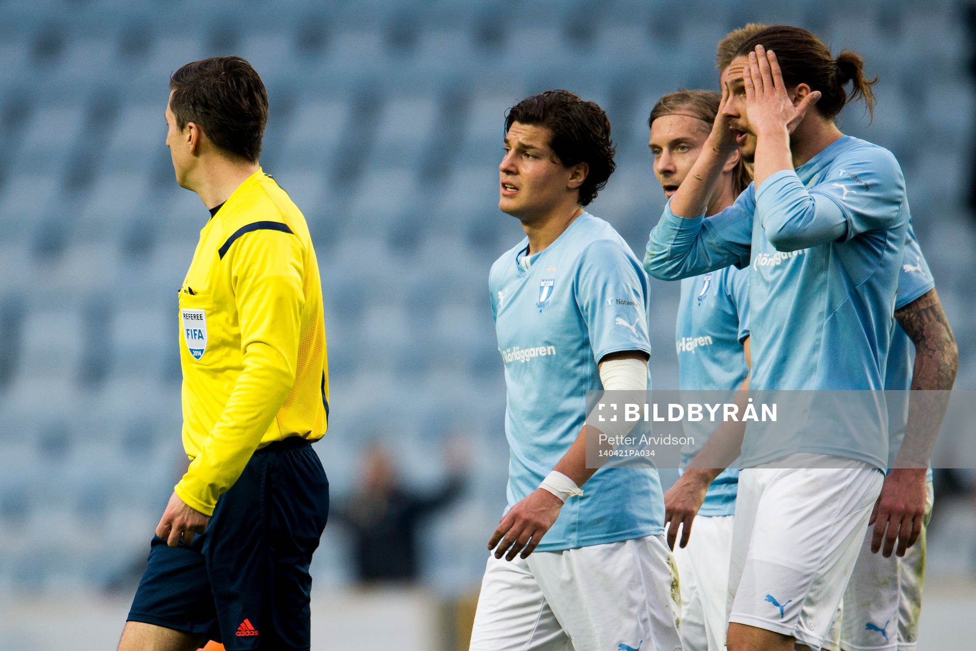 Malmö FFs Erik Johansson och Miiko Albornoz kritiserar