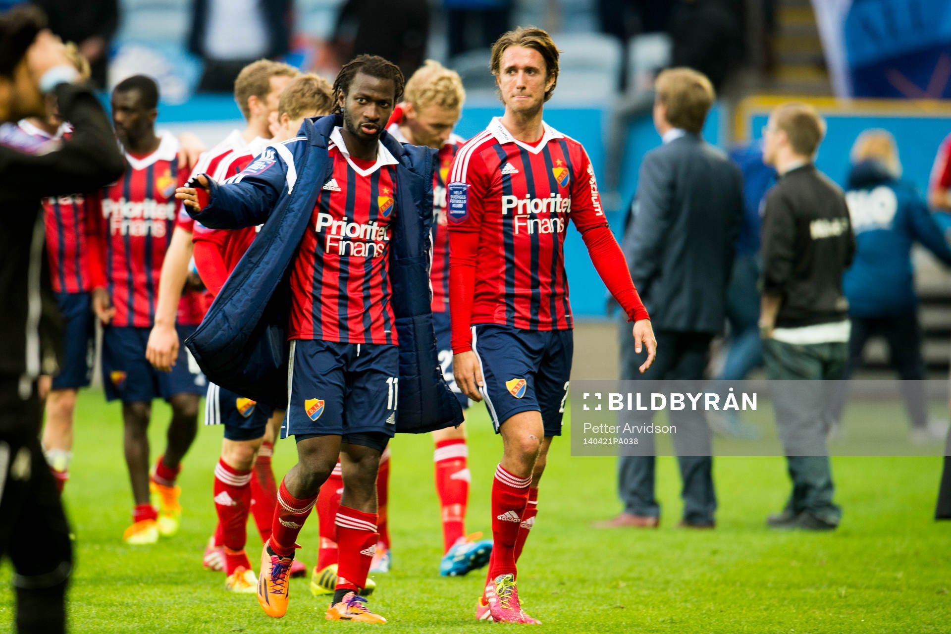 Djurgårdens Amadou Jawo och Philip Hellqvist