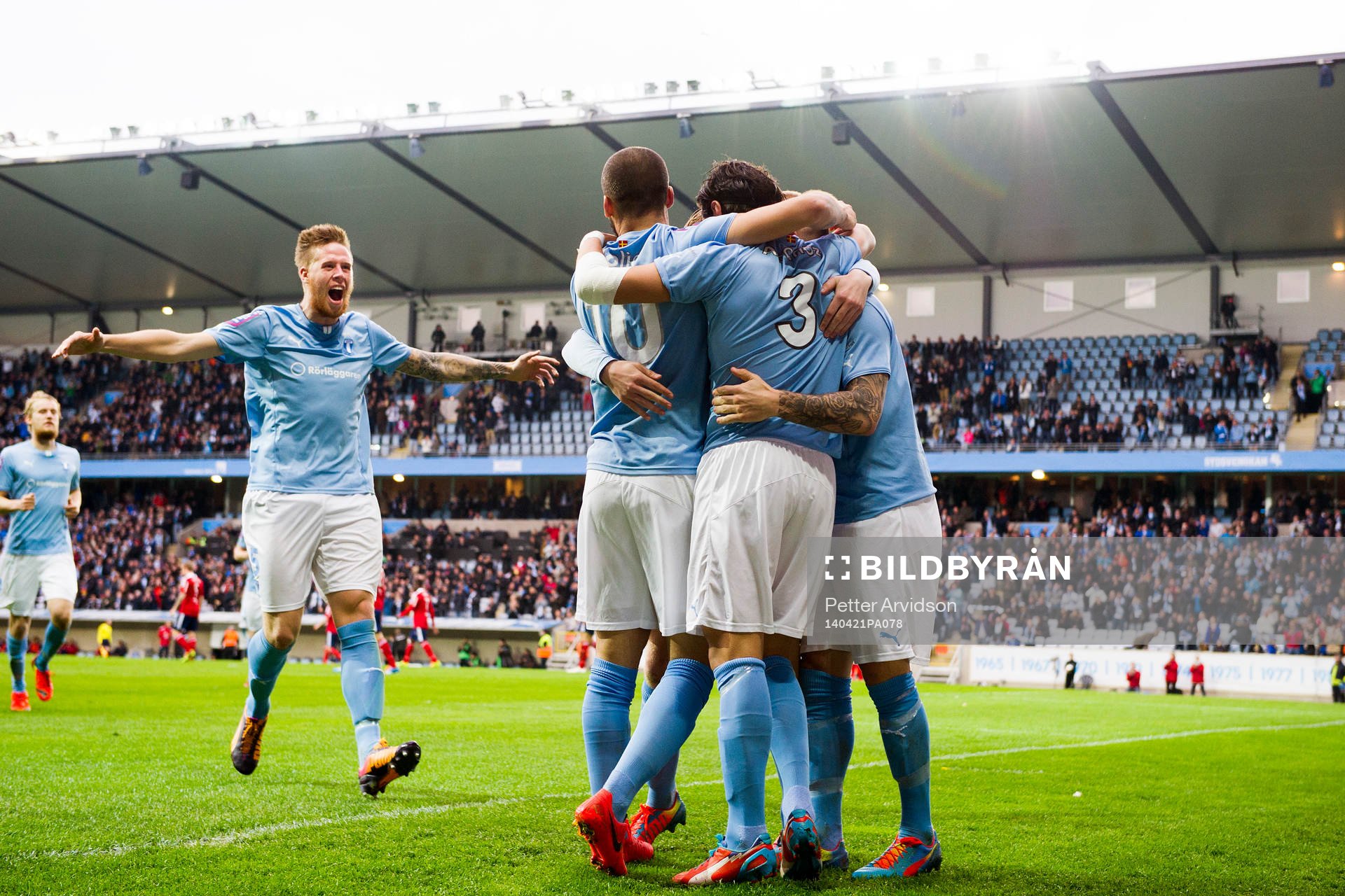 Malmö FF firar Magnus Eriksson