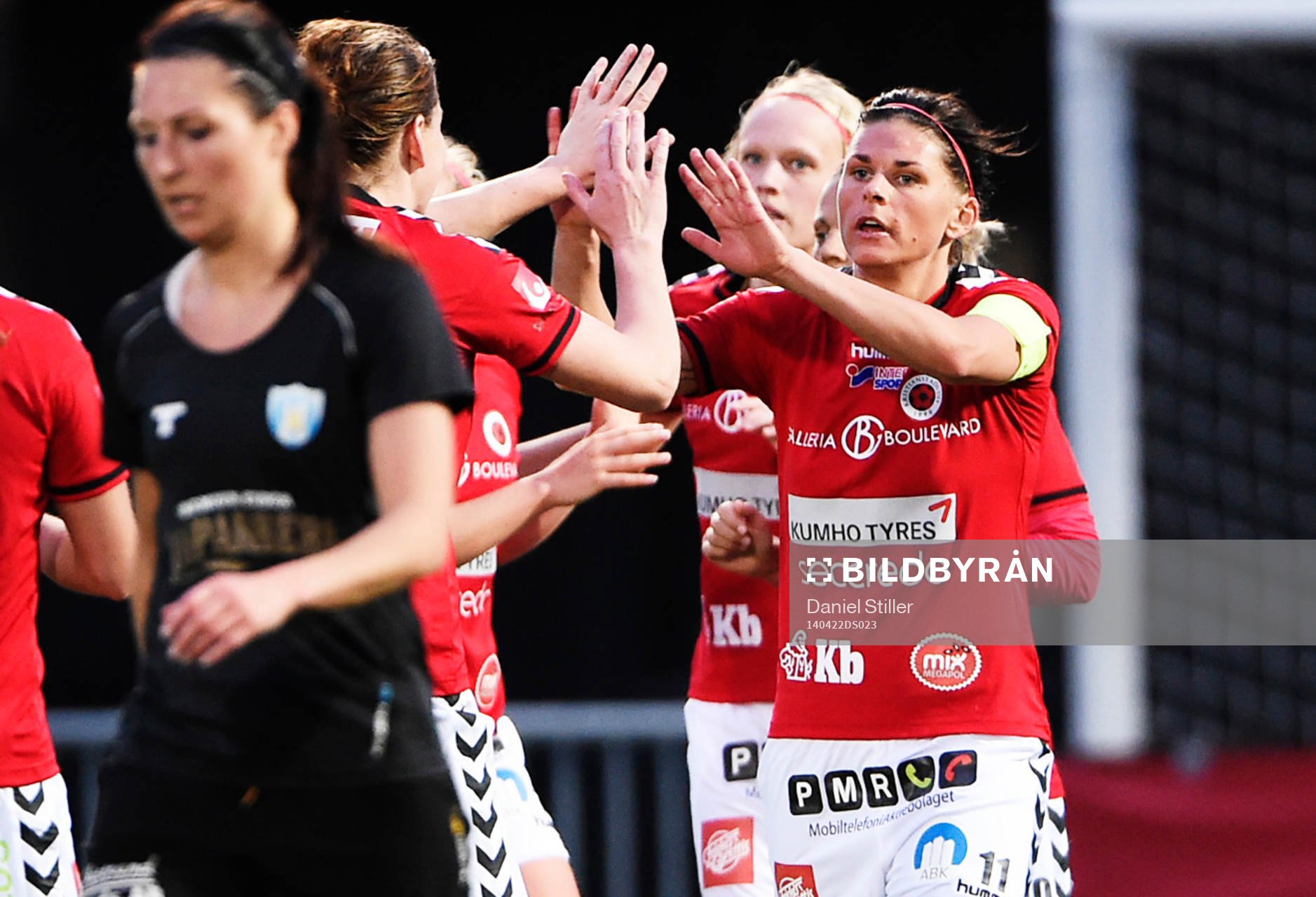 Kristianstads spelare jublar
