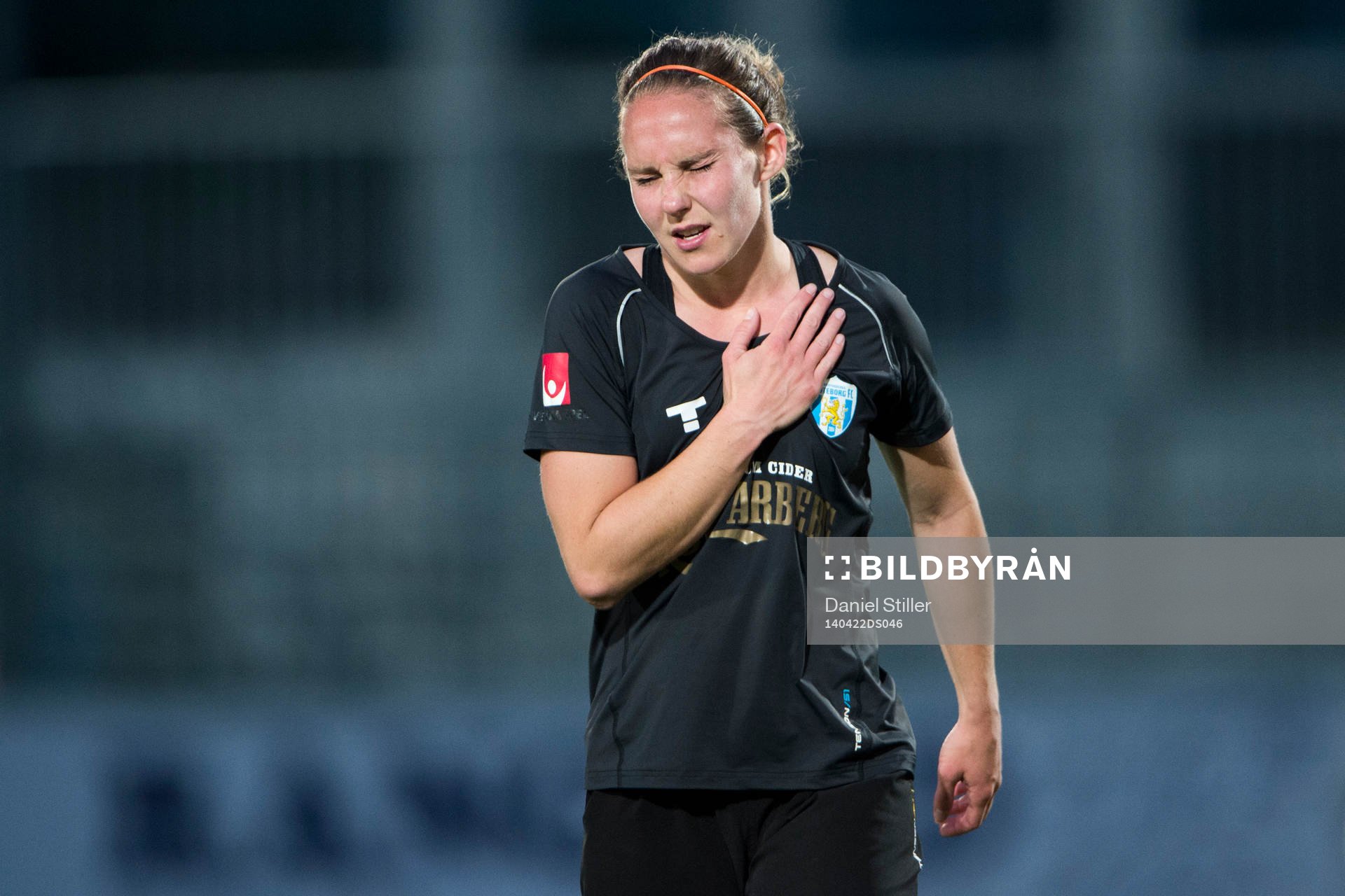 Göteborgs Manon Melis har ont