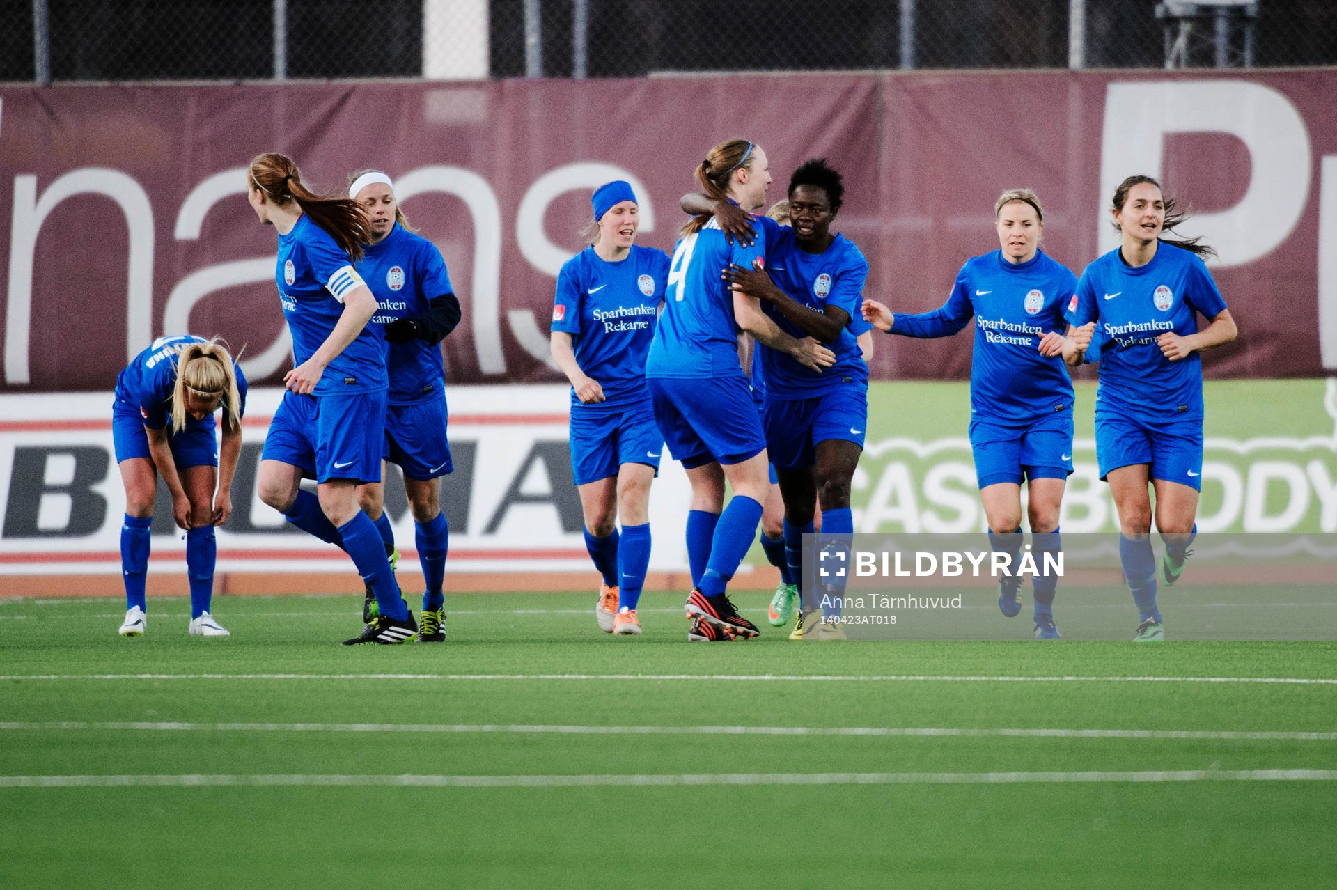 Eskilstunas spelare jublar